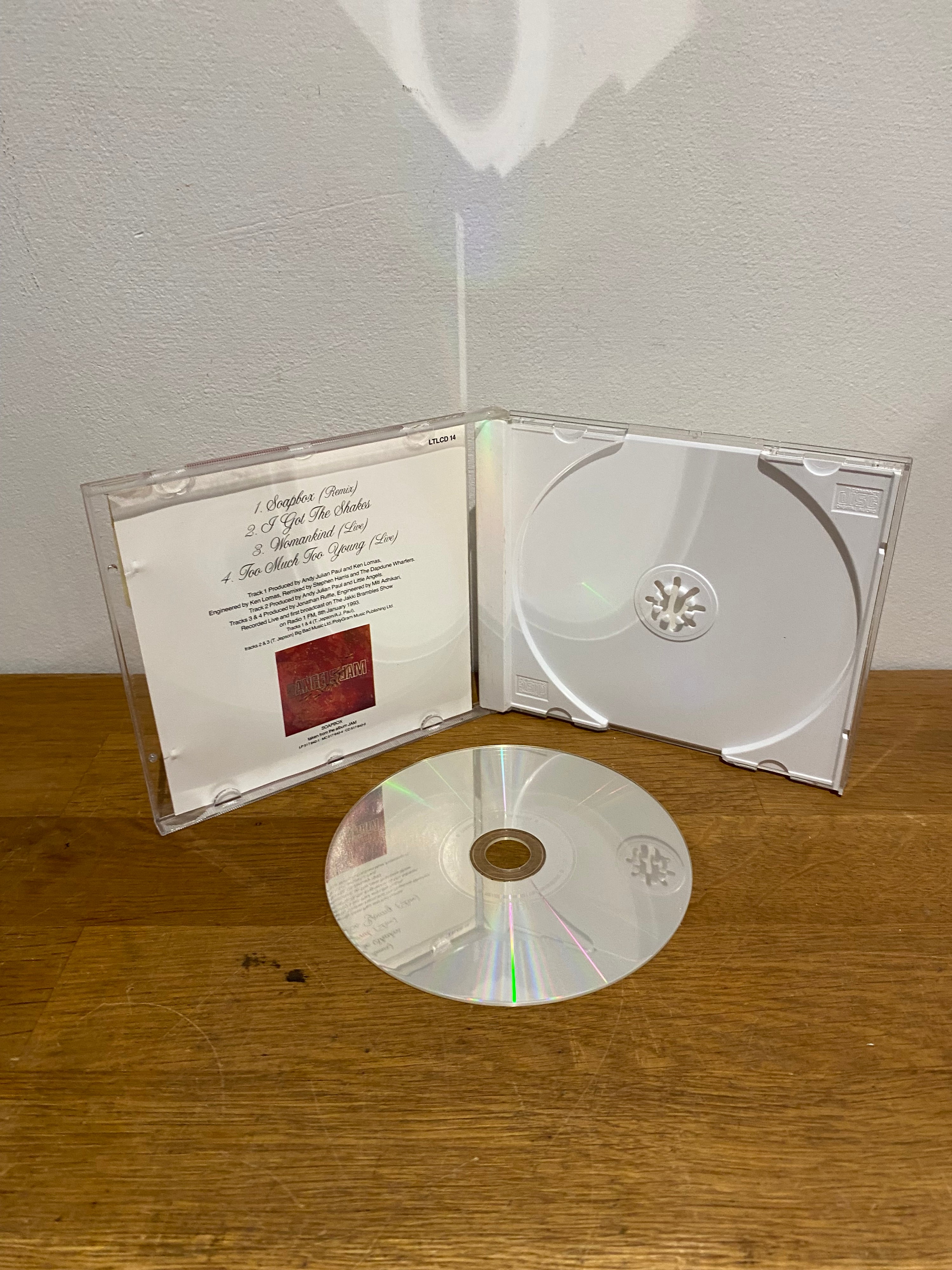 Little Angels - Soapbox, cd single, Polydor 1993