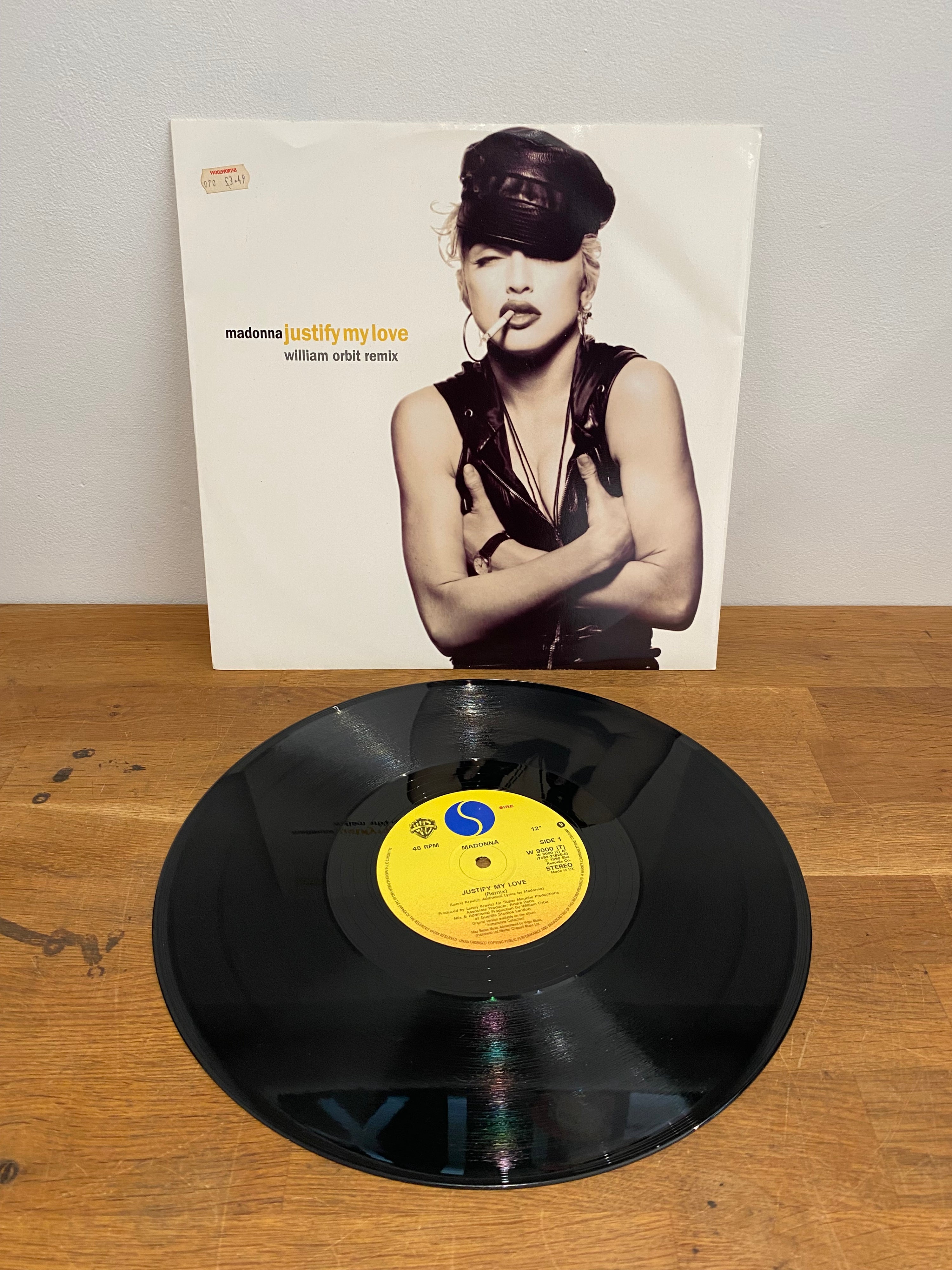 Madonna - Justify my love , 12” single