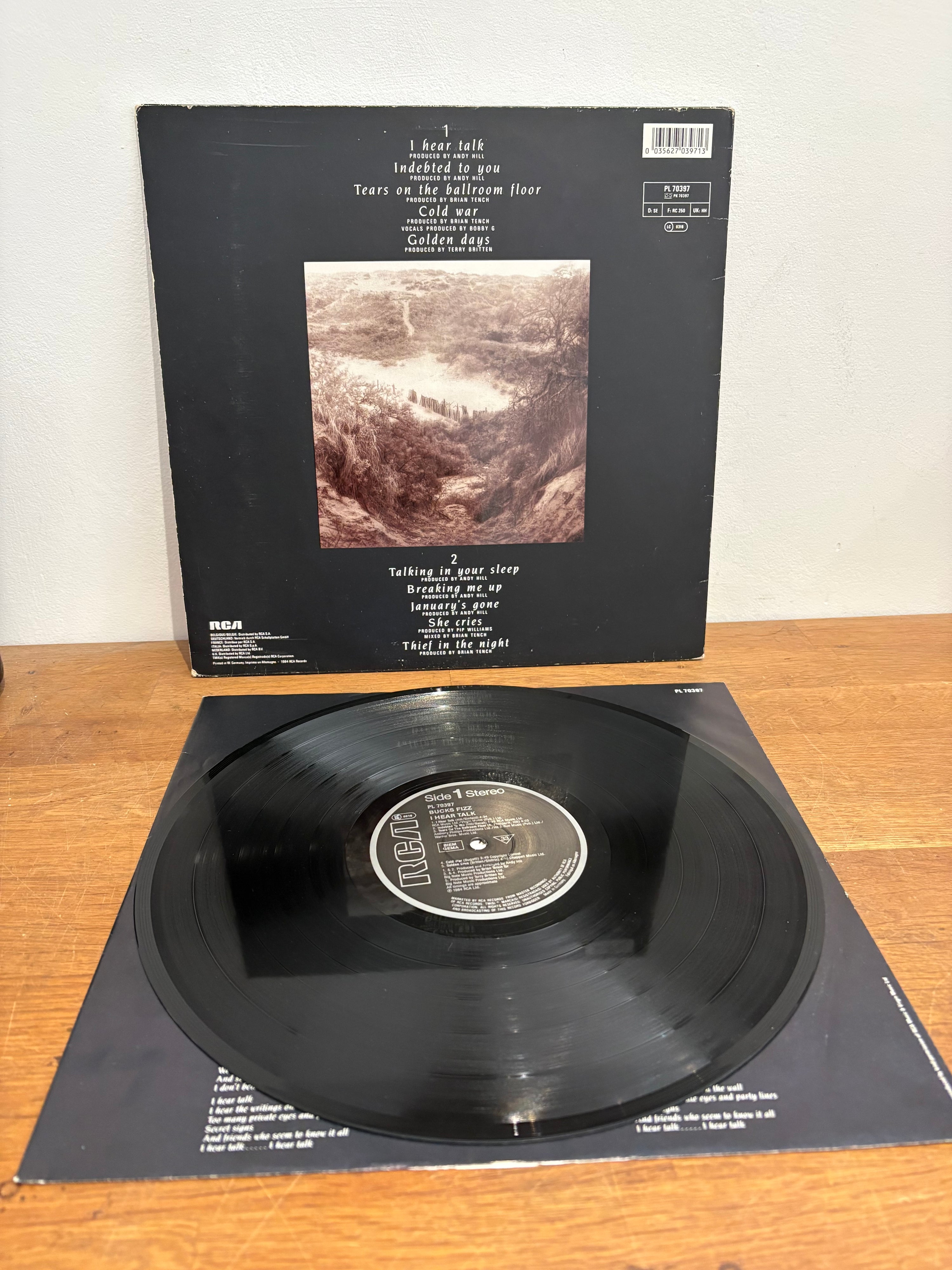 Bucks Fizz - I Hear Talk , LP vinyl album , RCA 1984, PL70397