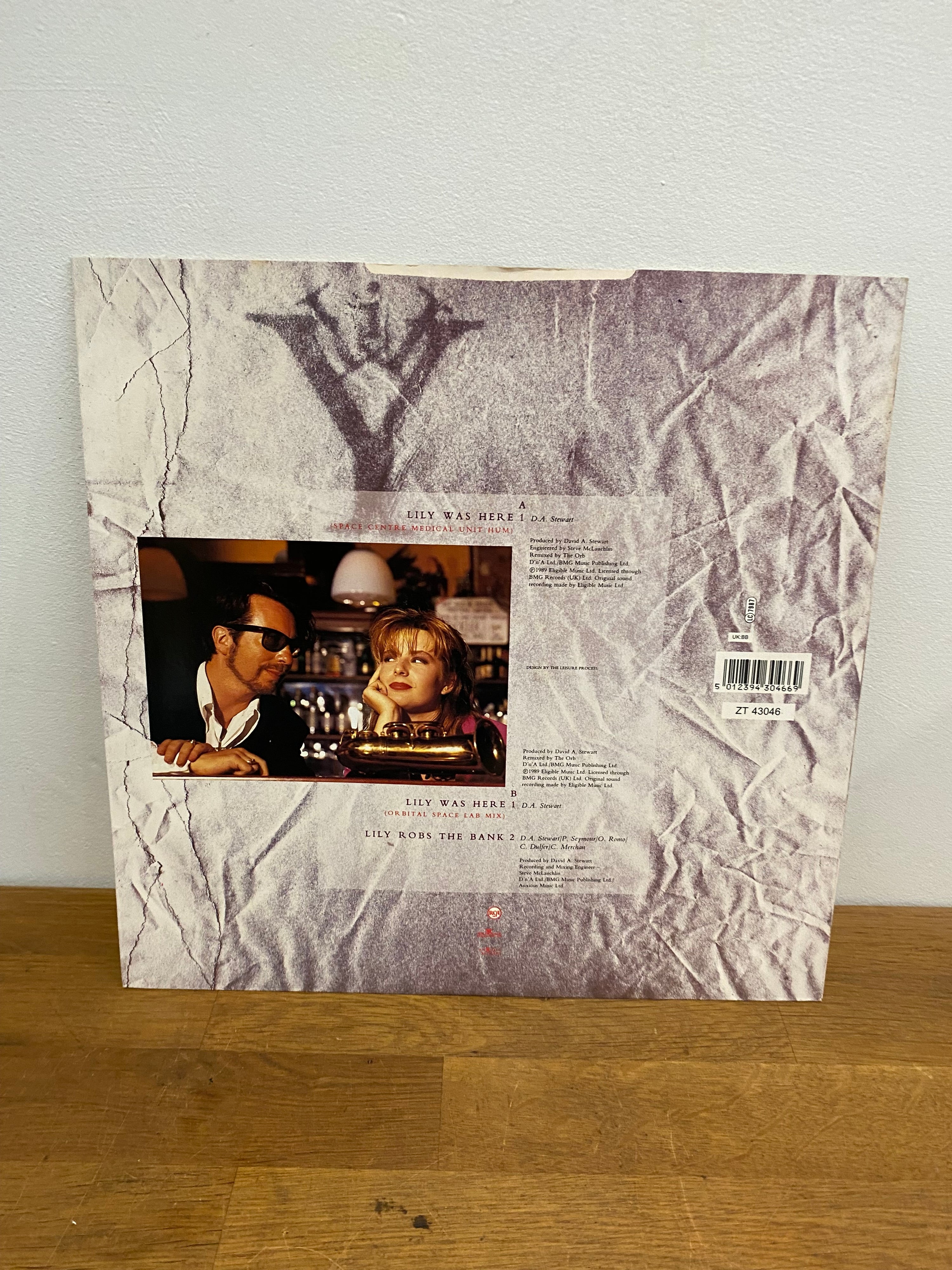 David A Stewart - Lily Was Here (Special centre medical unit hum) 12 inch , 1989