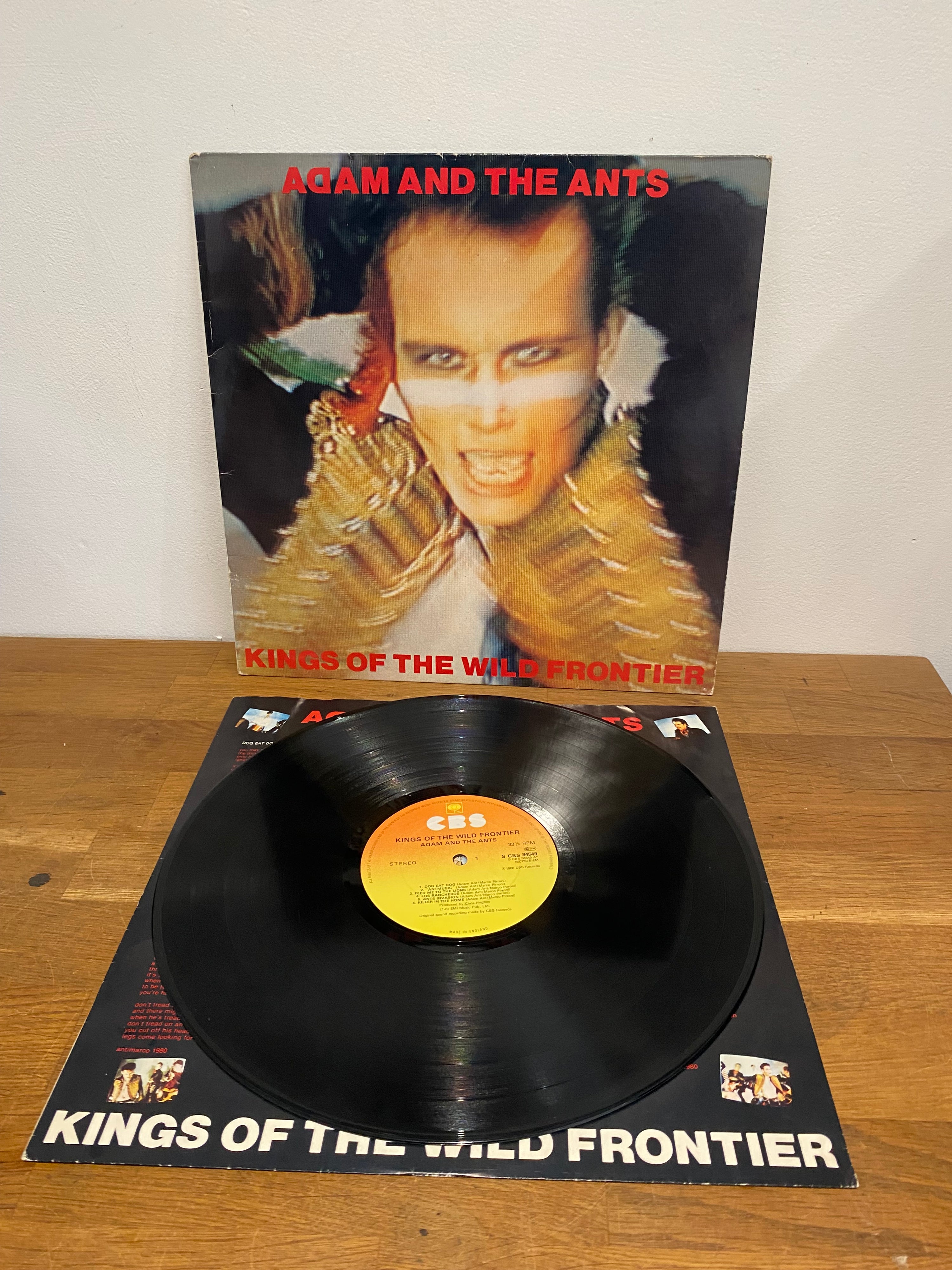 Adam and the ants - Kings of the wild frontier, vinyl album , CBS 84549, 1980