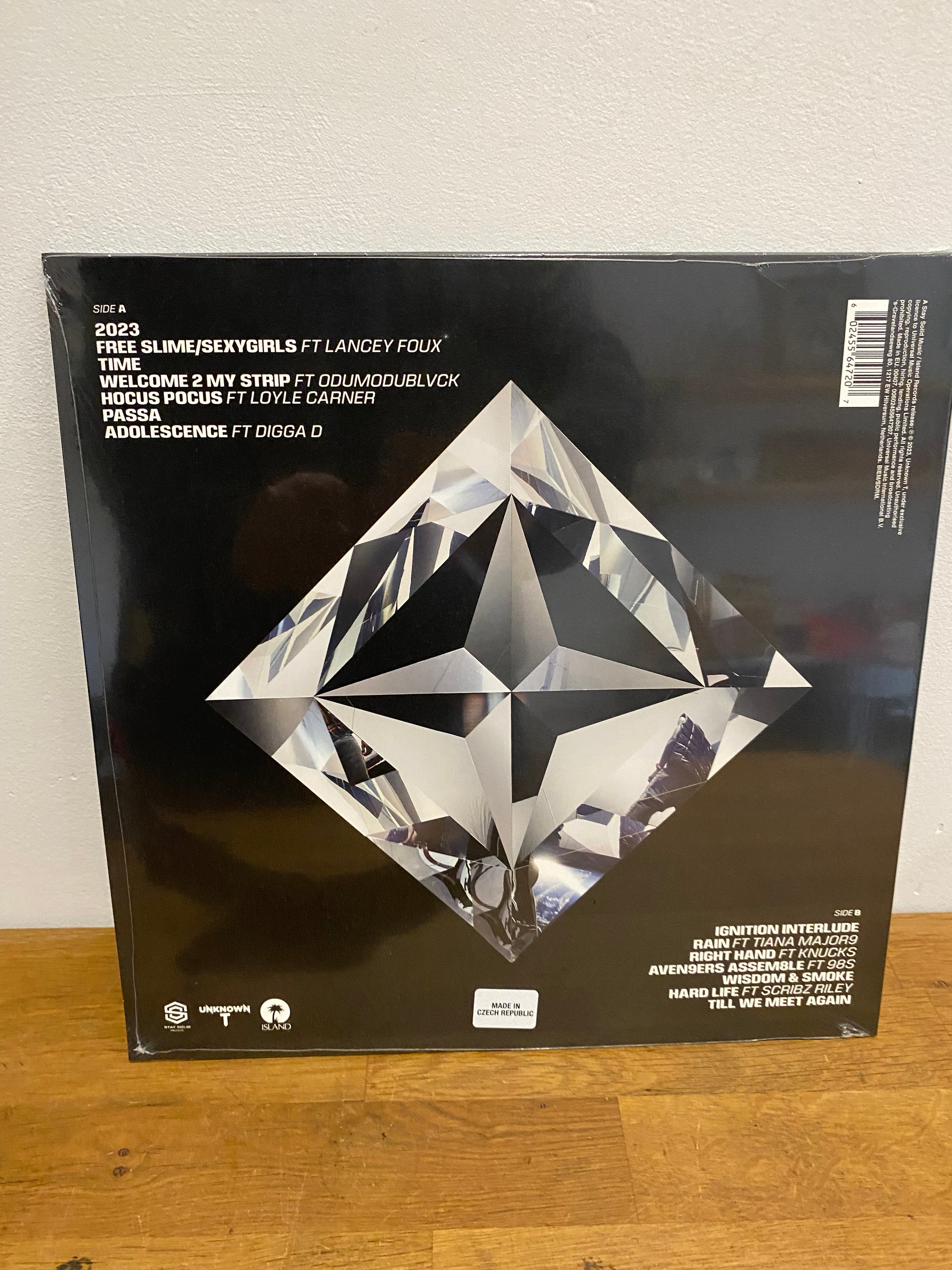 Unknown T - Blood Diamond, limited edition Marble Vinyl, new and sealed.