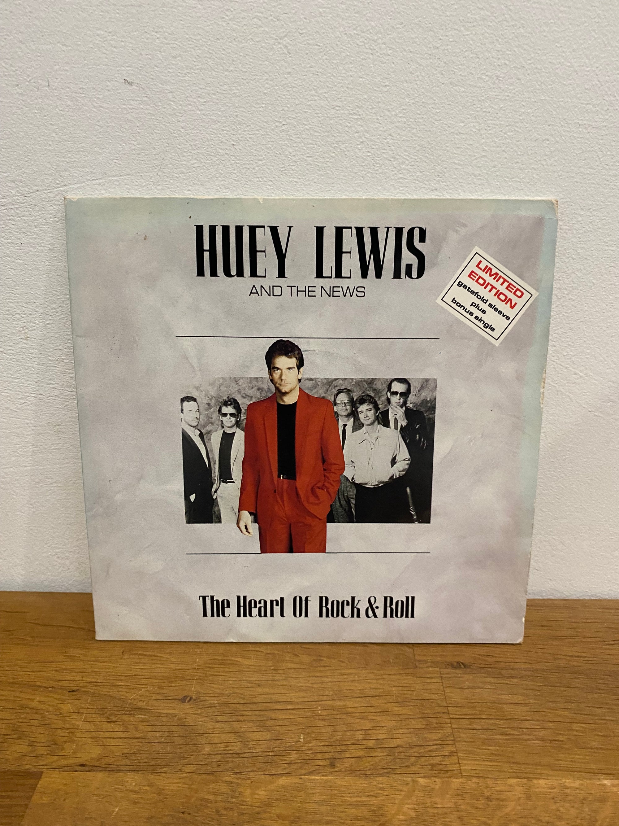 Huey Lewis and The News - The Heart of Rock & Roll, limited edition gatefold sleeve plus bonus single.
