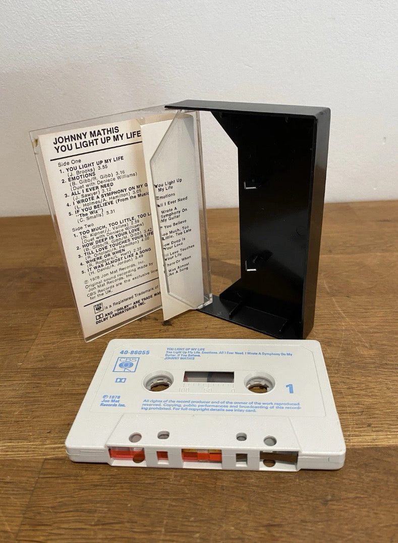 Johnny Mathis - You Light up My Life , Cassette Album 1978