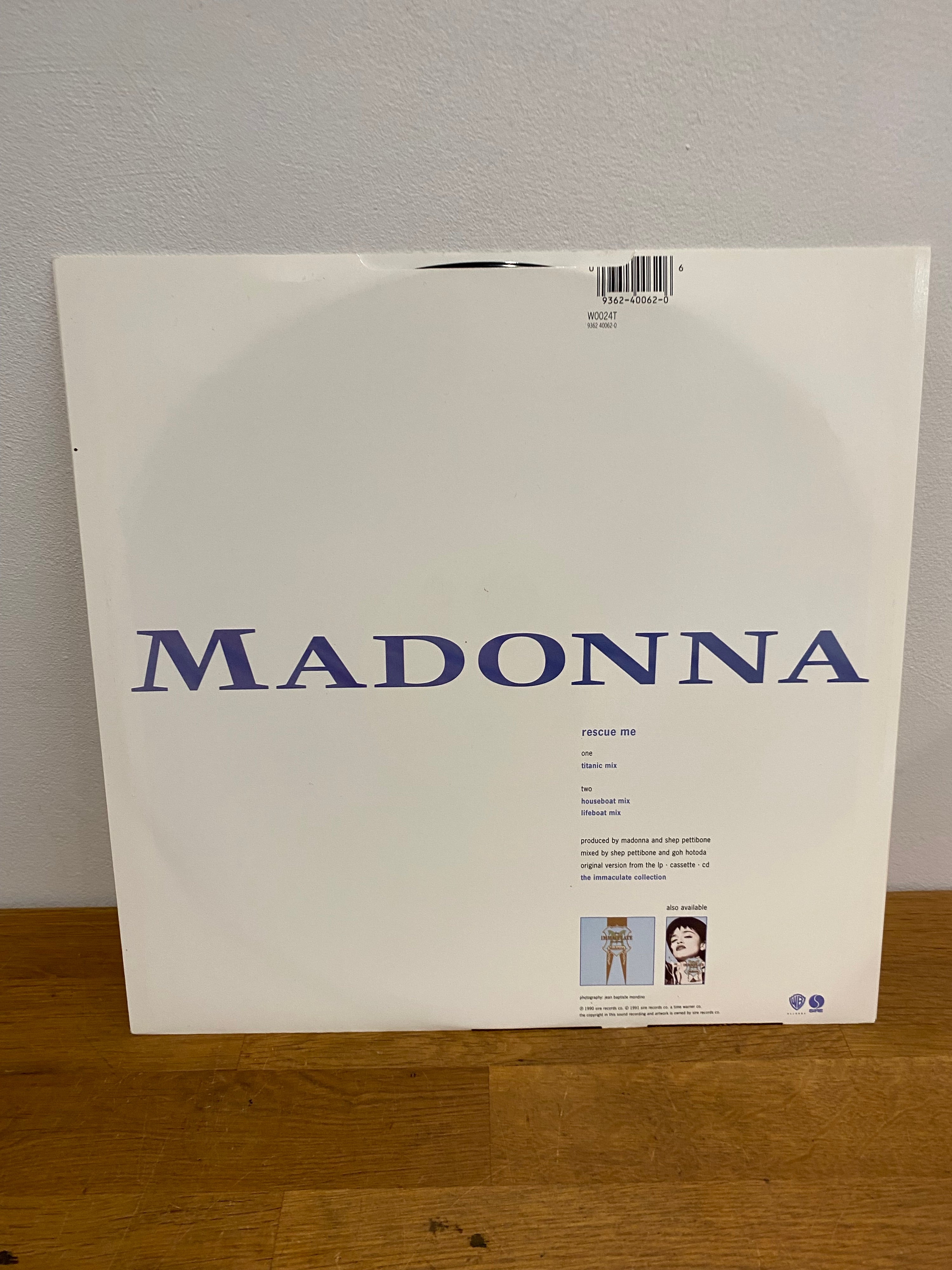 Madonna- Rescue Me , 12” single