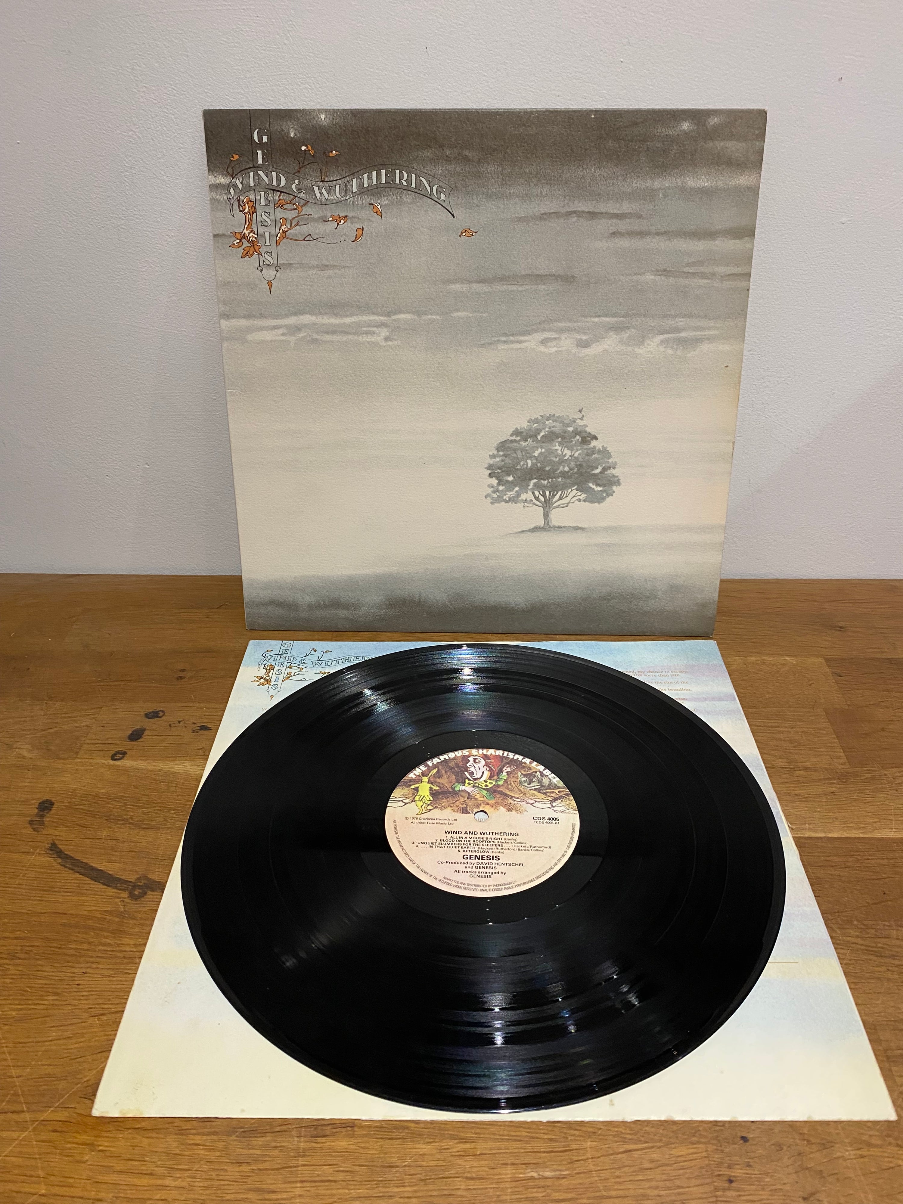 Genesis - Wind and Wuthering , vinyl album, 1978 Charisma