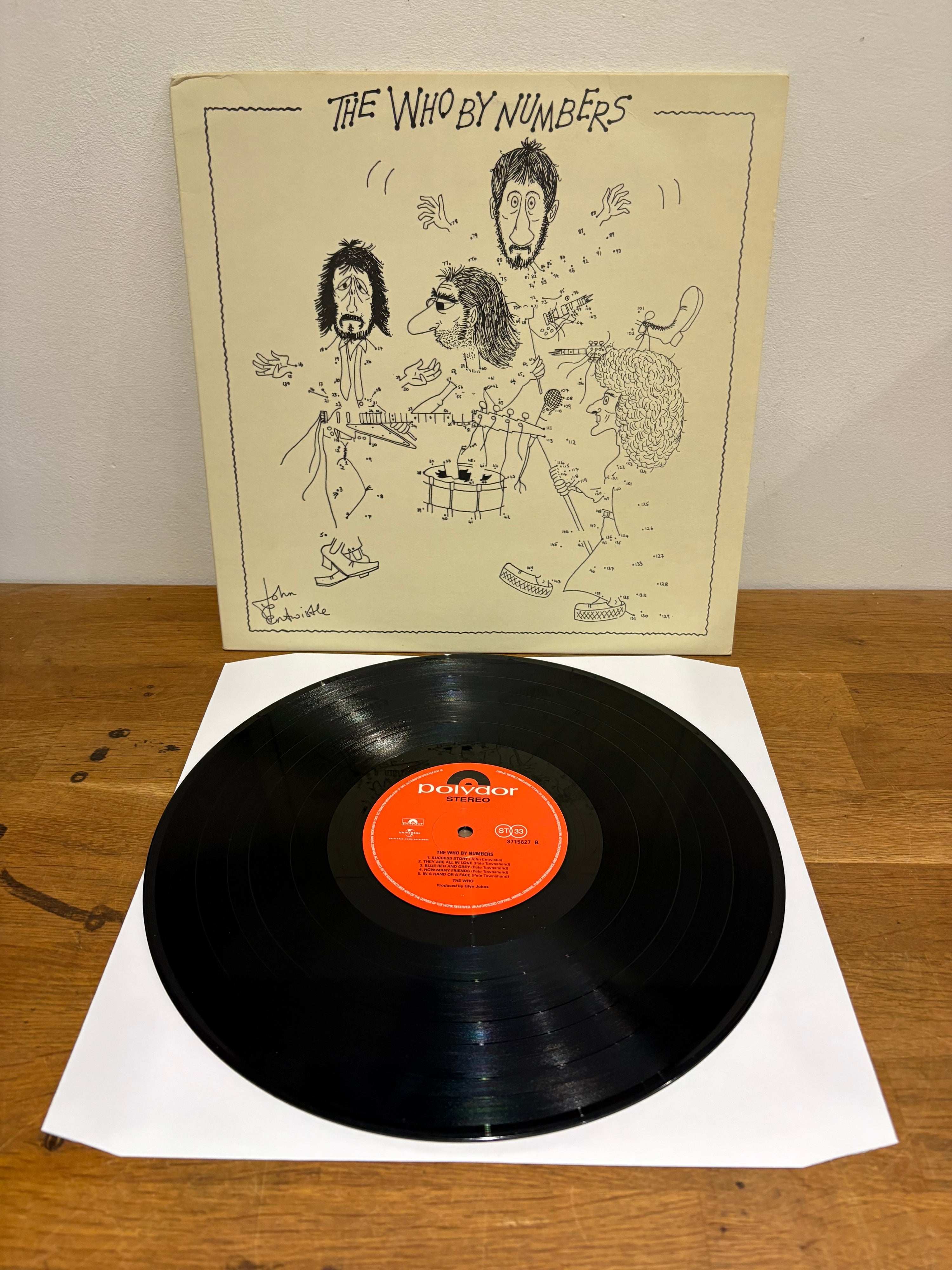 The Who , The Who by numbers , Lp vinyl album, Repressing of Polydor 1975 album