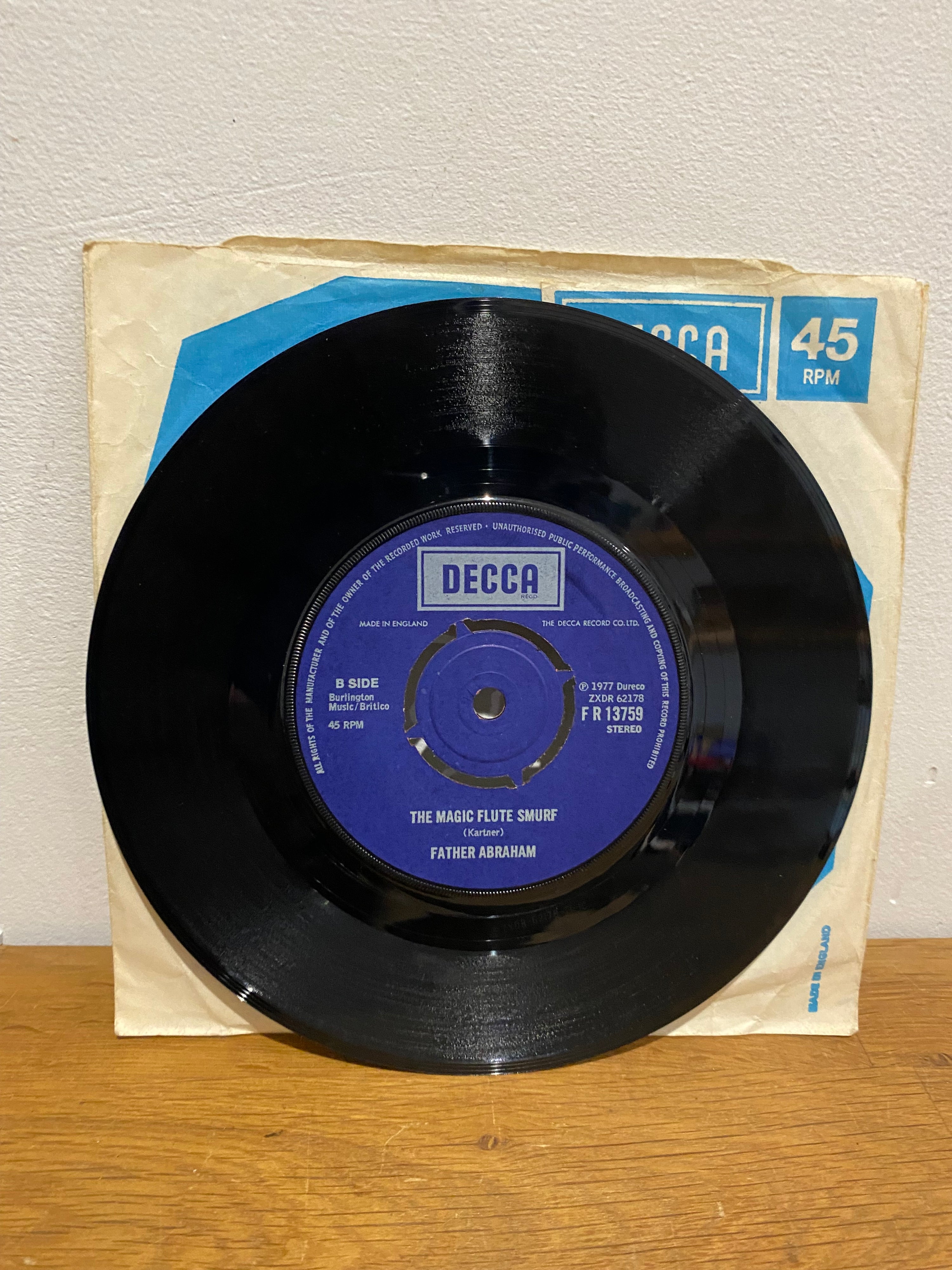 Father Abraham - The Smurf Song 7" Single (1977)
