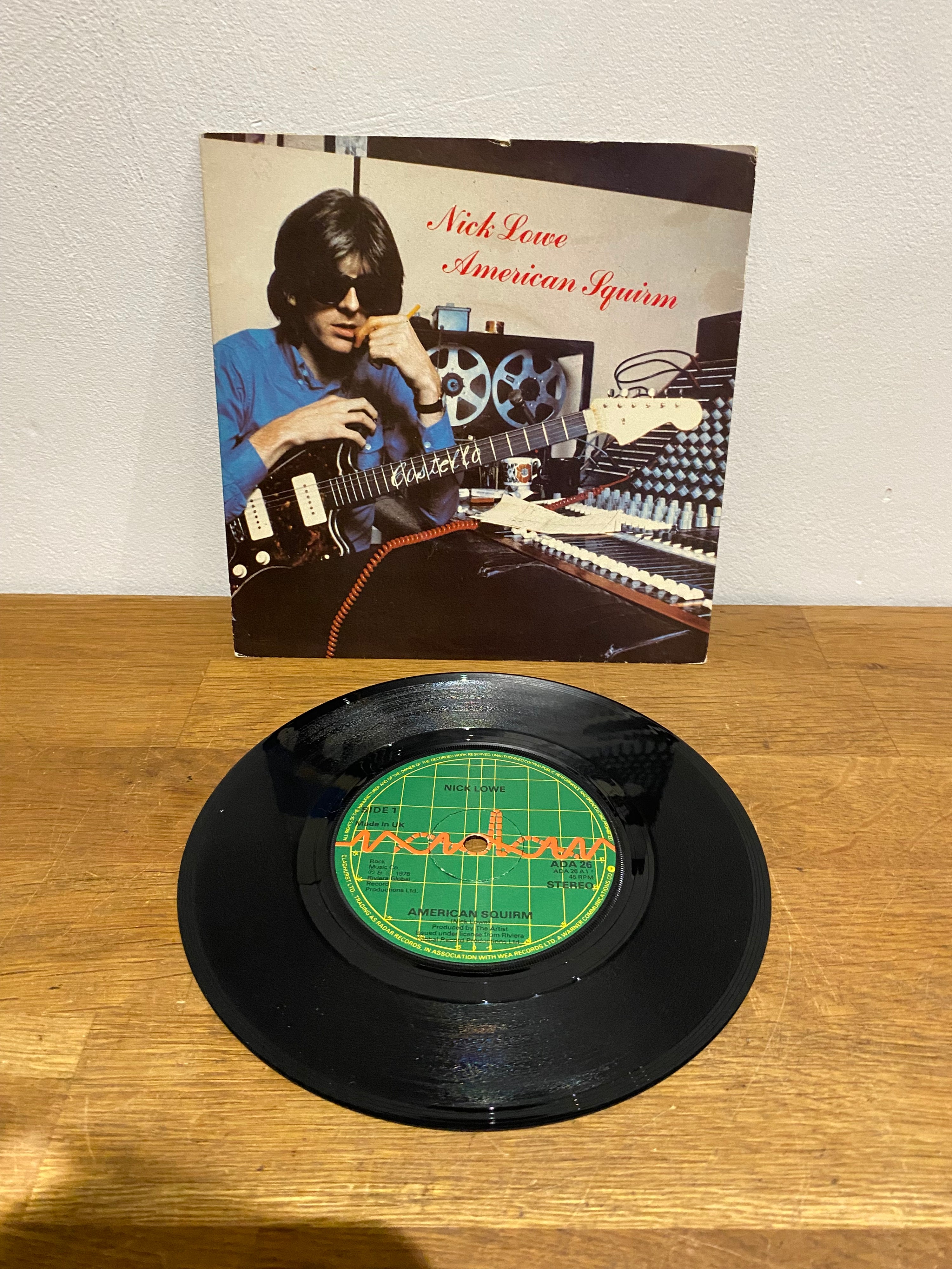 Nick Lowe - American Squirm , 7” single, 7” single , 1978 ADA26