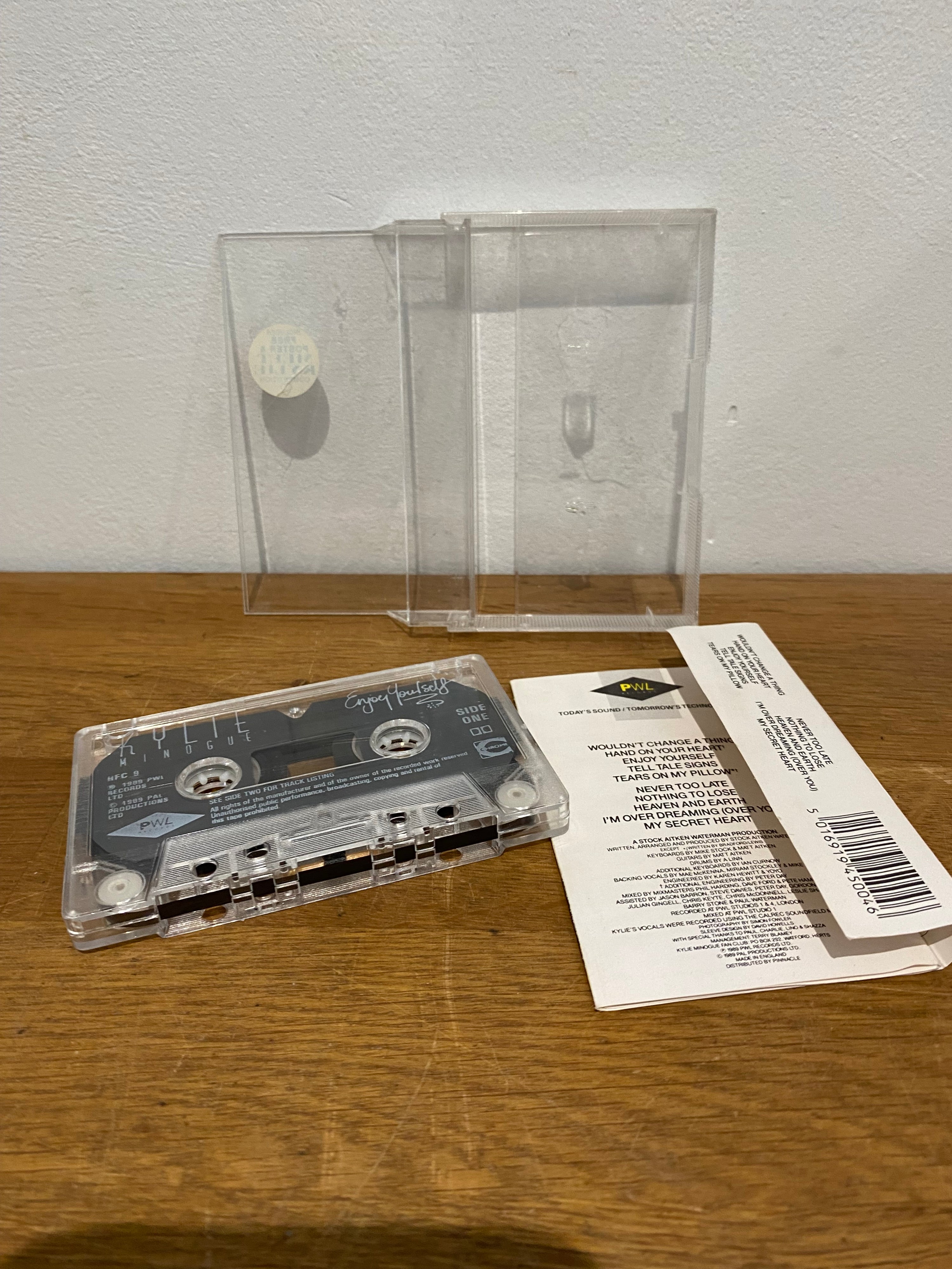 Kylie Minogue - Enjoy Yourself, Cassette album. PWL HFC9, 1989