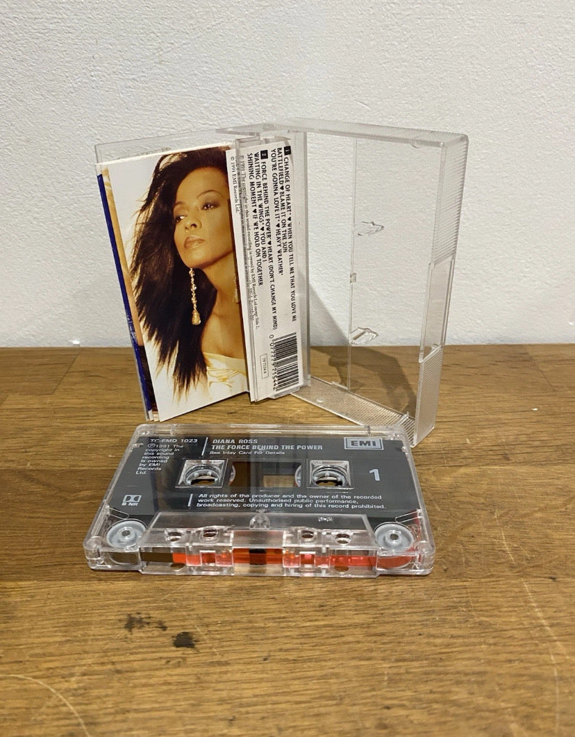 Diana Ross - The Force Behind The Power, Cassette Album, EMI 1991