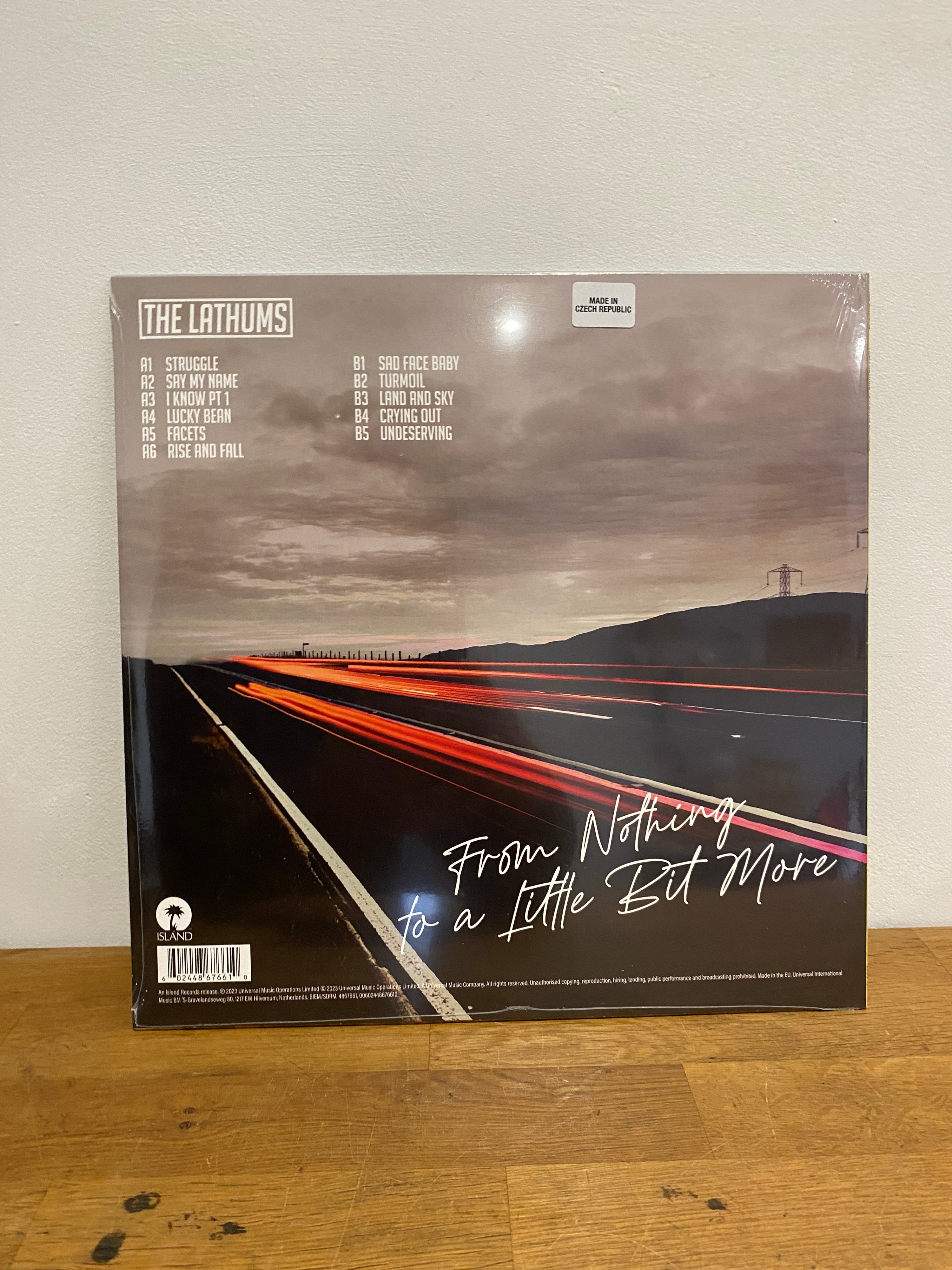 The Lathums - From nothing to a little bit more. Limited edition red vinyl. New and sealed