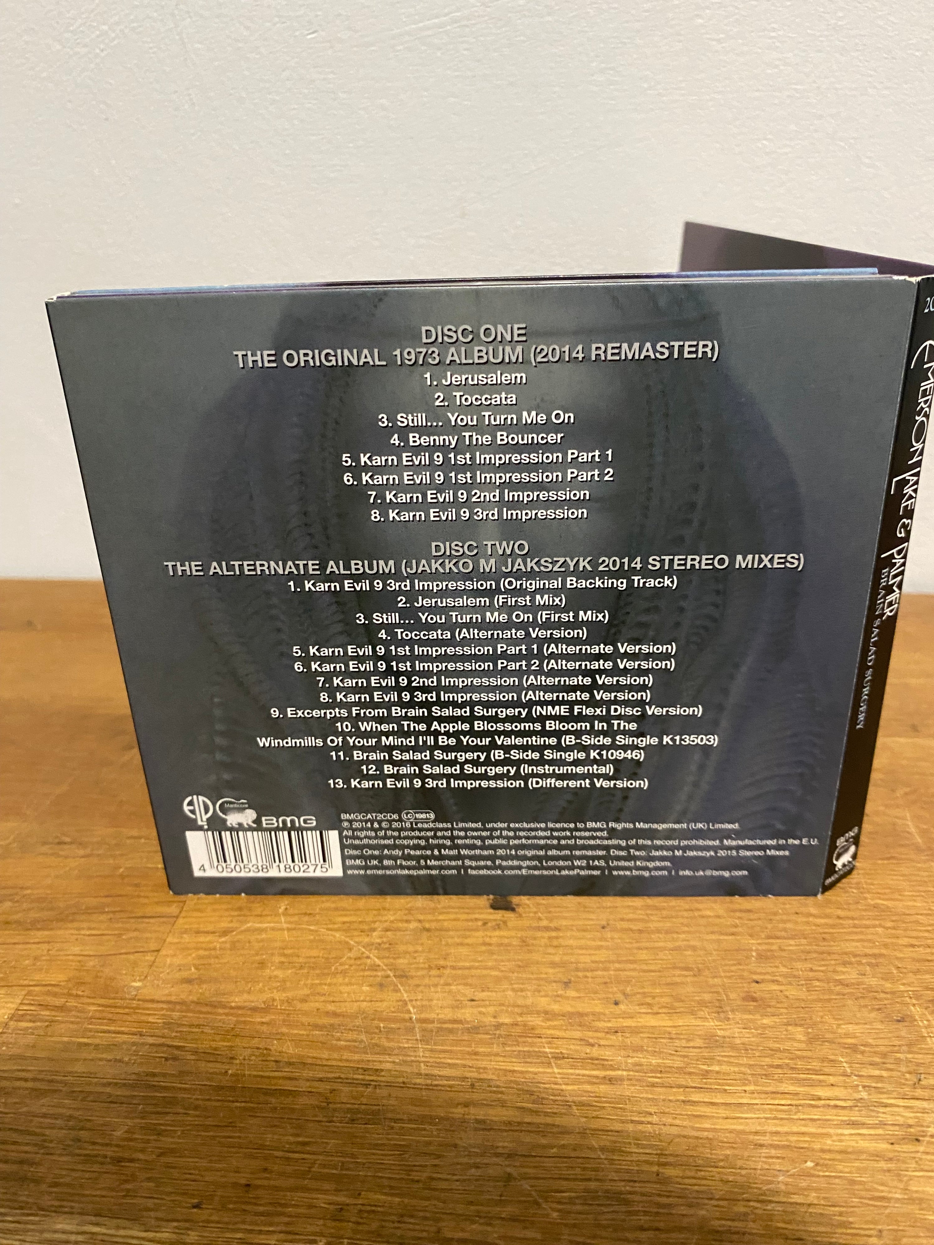 Emerson Lake & Palmer - Brain Salad Surgery. 2 cd deluxe , gatefold sleeve