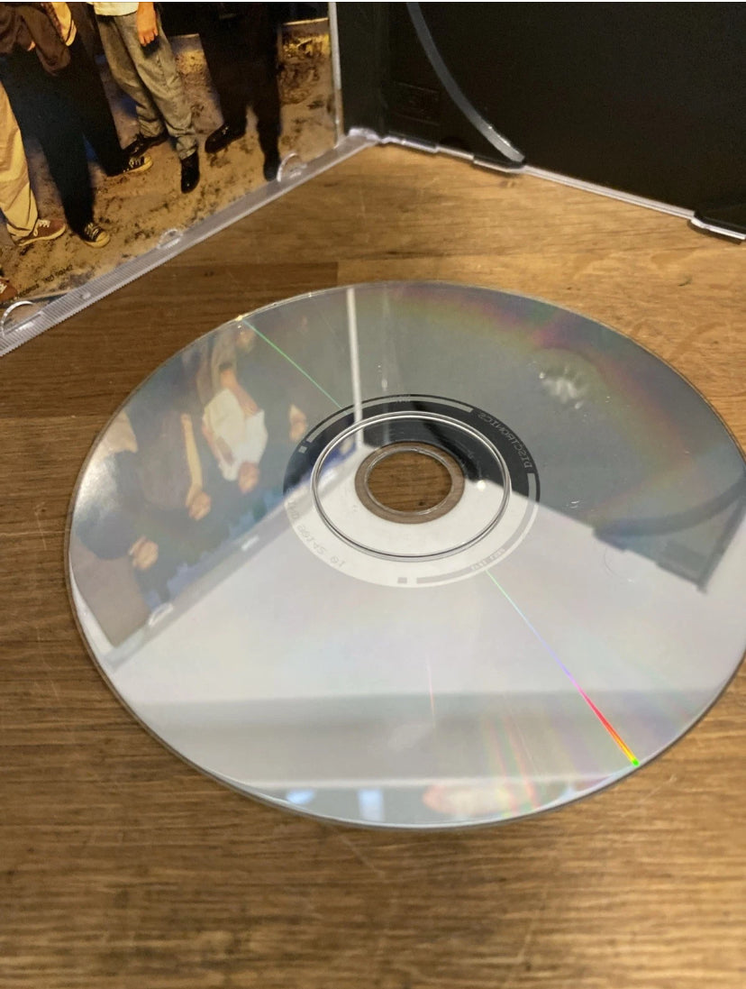 Close-up of Smash Mouth Fush Yu Mang 1997 CD disc and cover