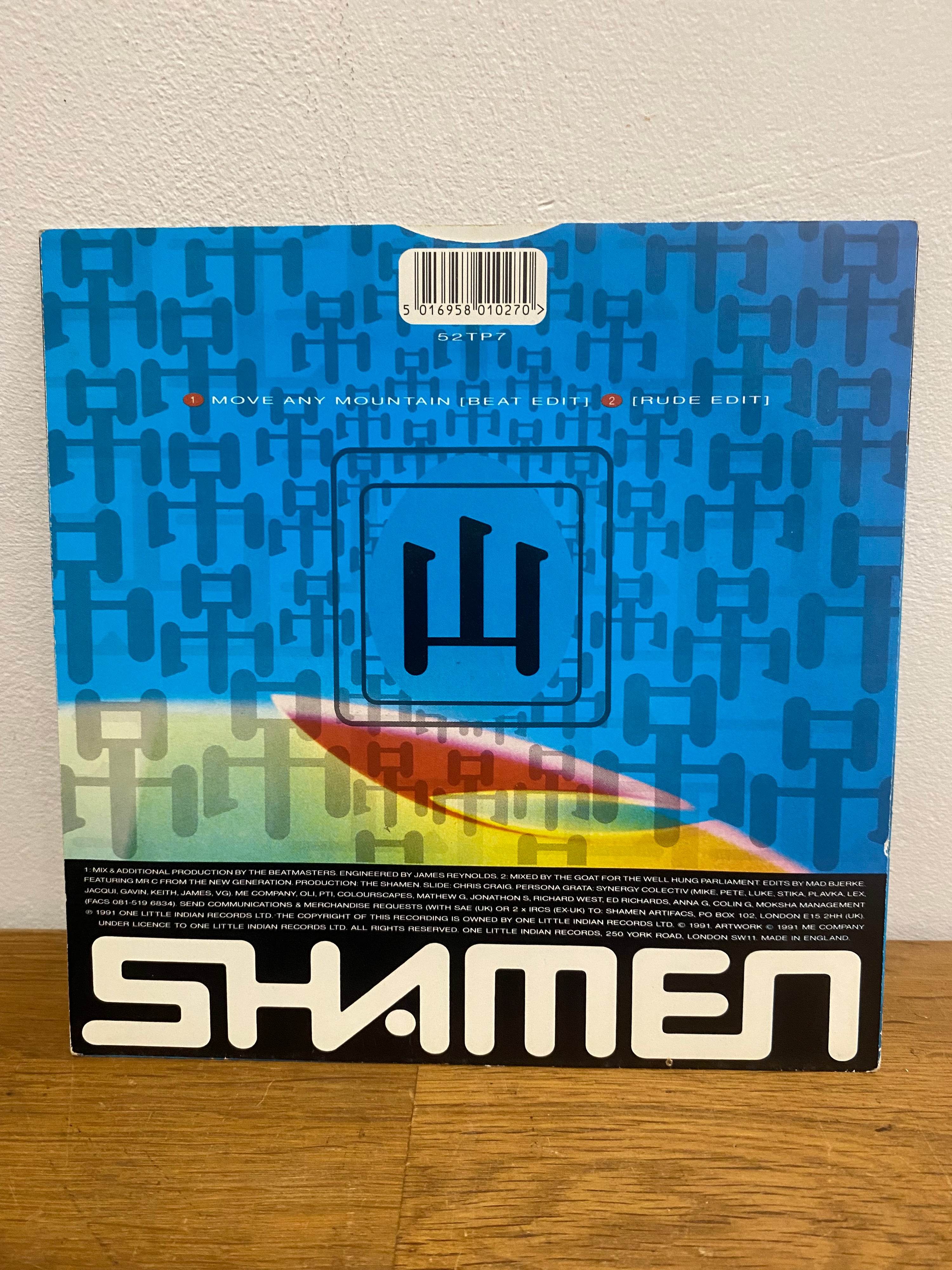 Shamen - Move any mountain, 7 inch single, 1991