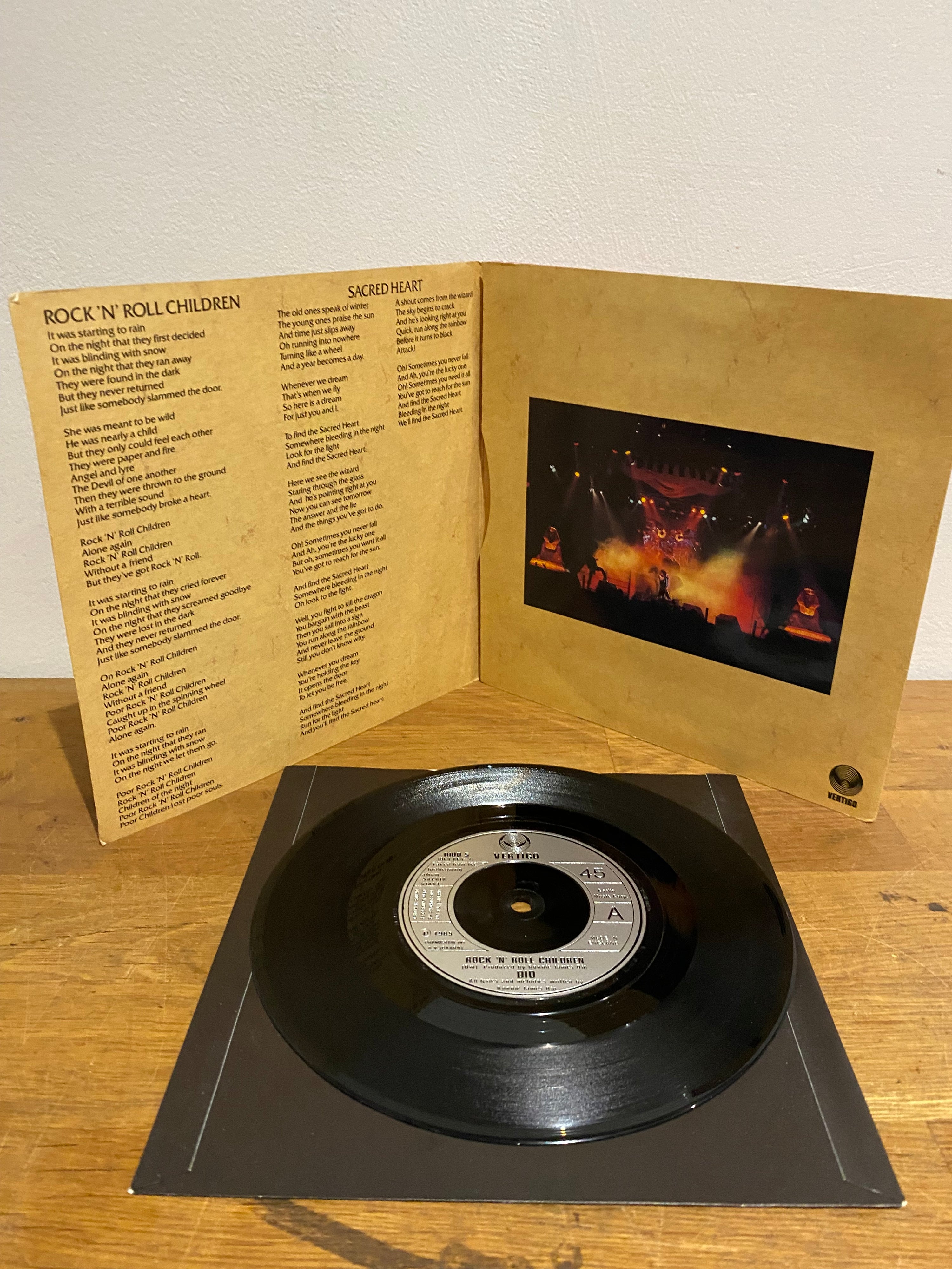 Dio - Rock ‘N’ Roll Children, 7 inch single, Limited edition gatefold
