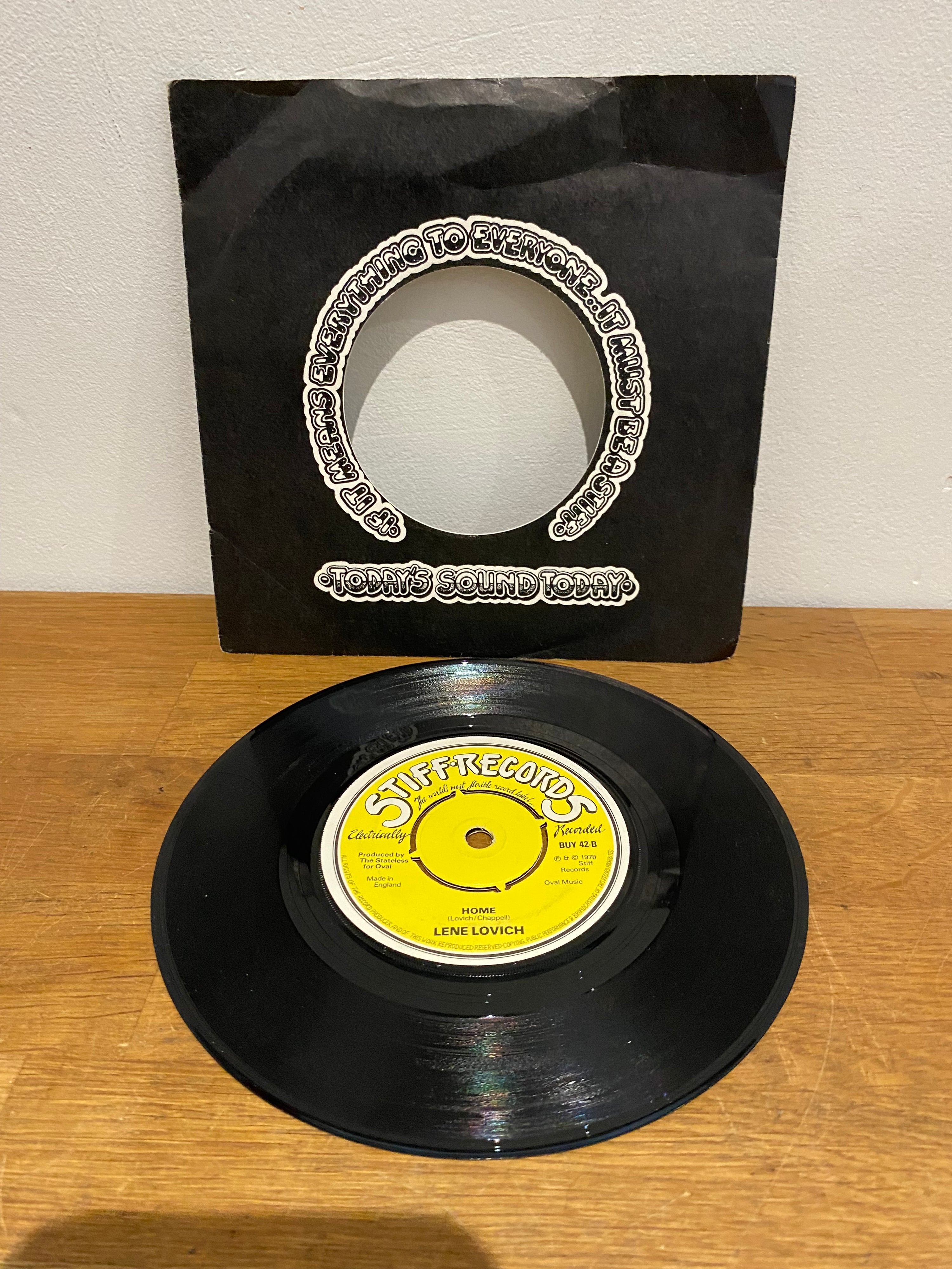 Lene Lovich - Lucky Number, 7” single, Stiff Records 1978
