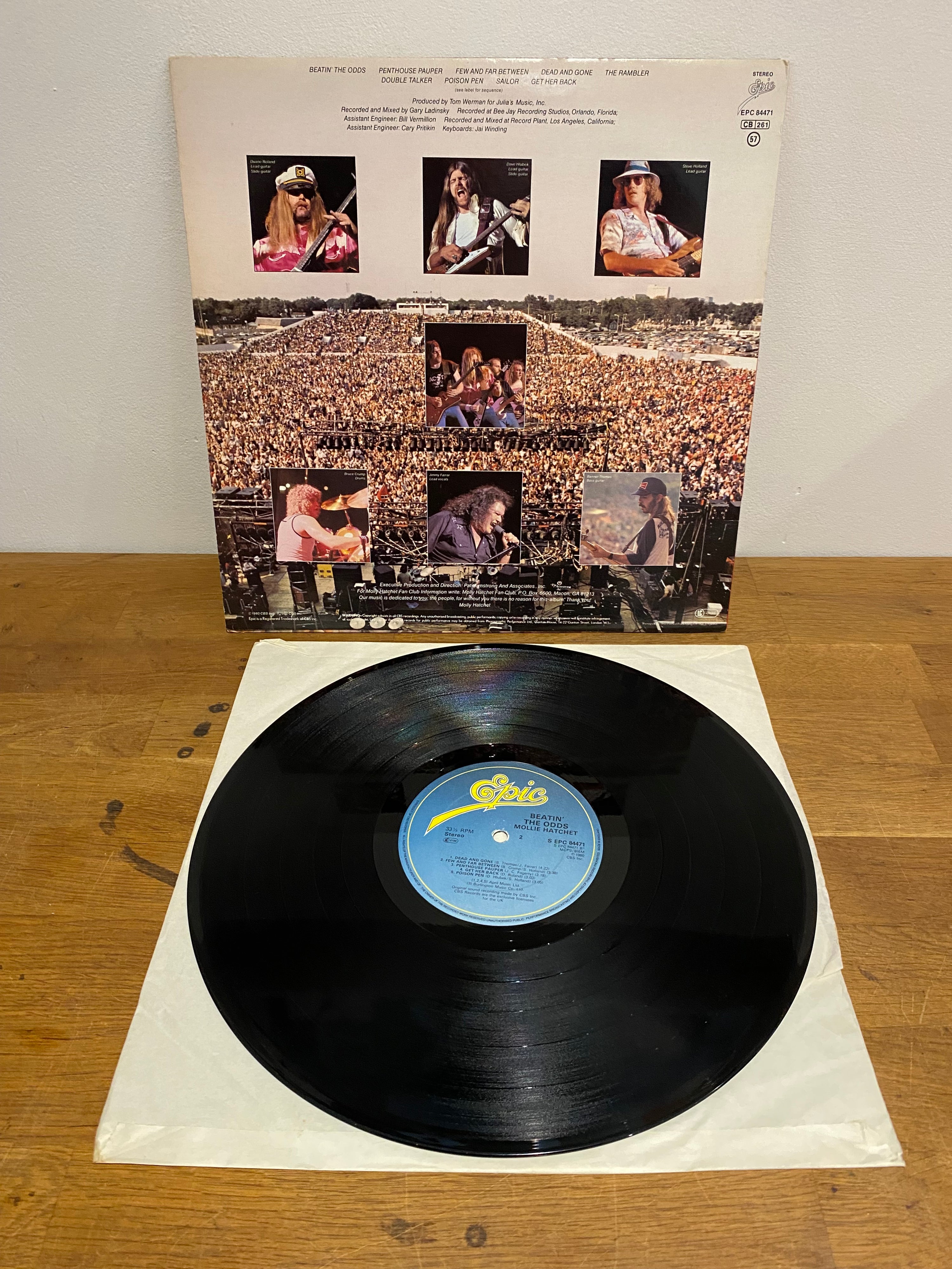 Molly Hatchet- Beatin the Odds , Epic 1980