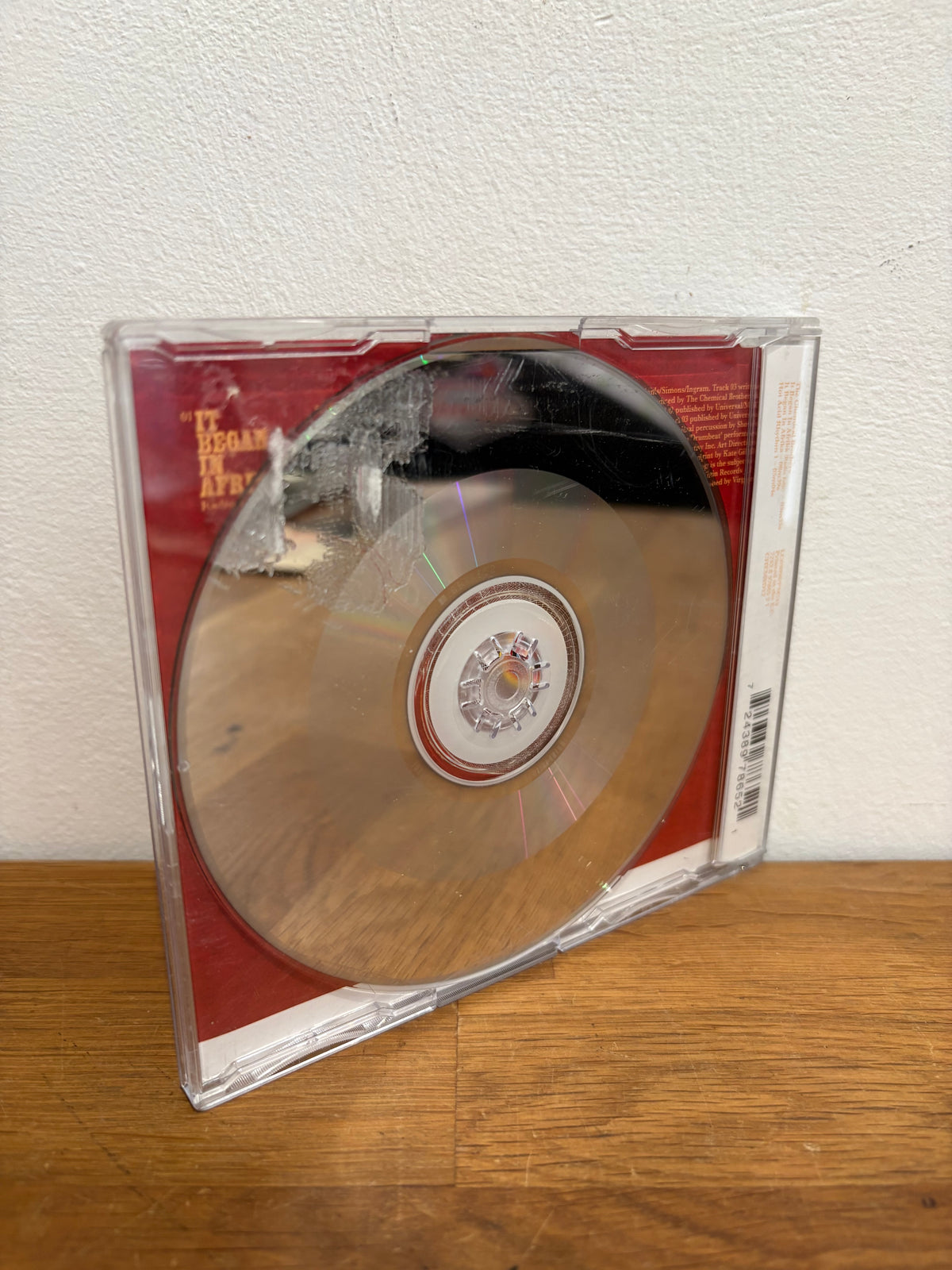 The Chemical Brothers - It began in Afrika , cd single, 2001 Virgin.