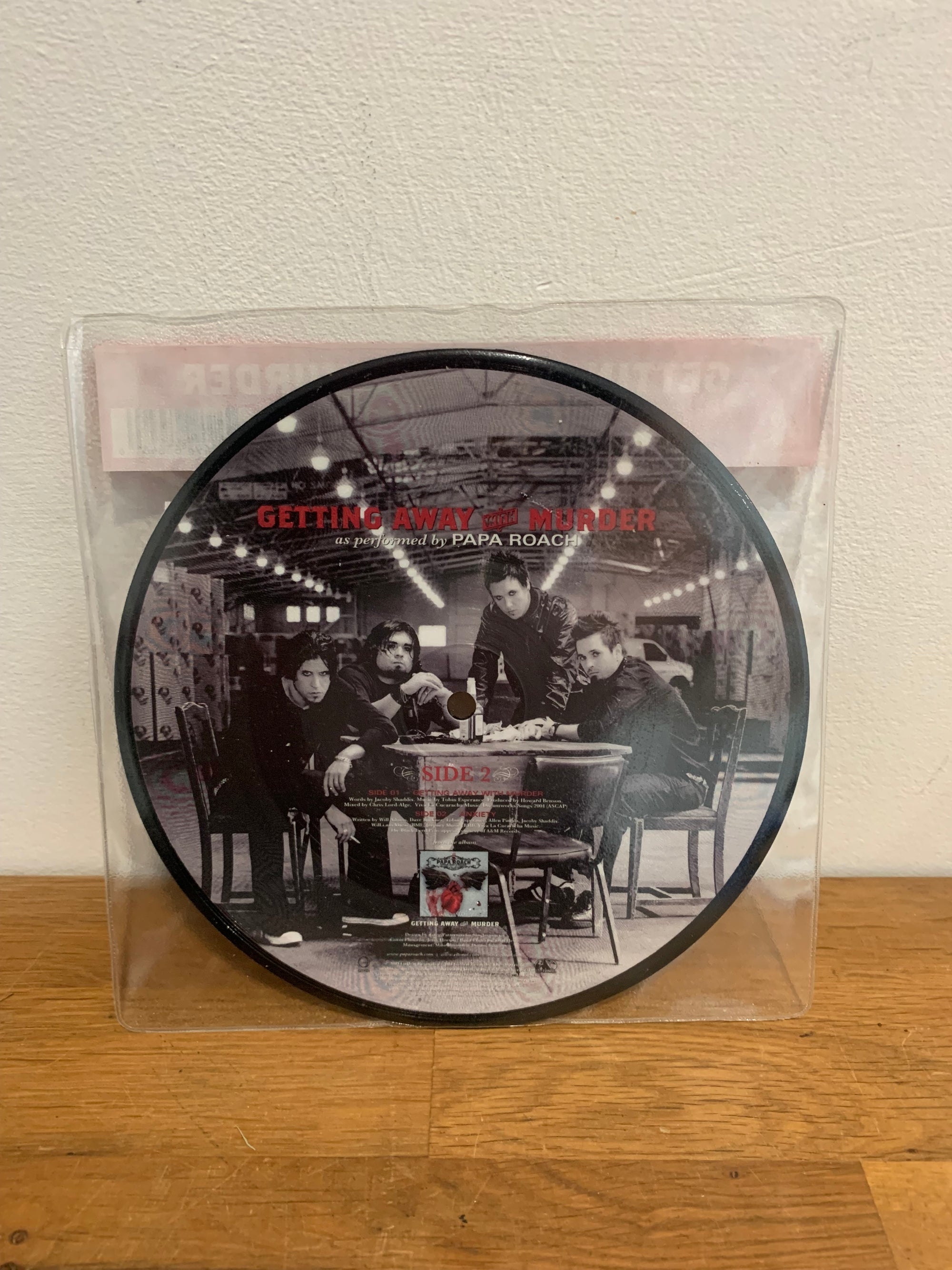 Papa Roach - Getting Away With Murder, 7” single picture disc , 2004