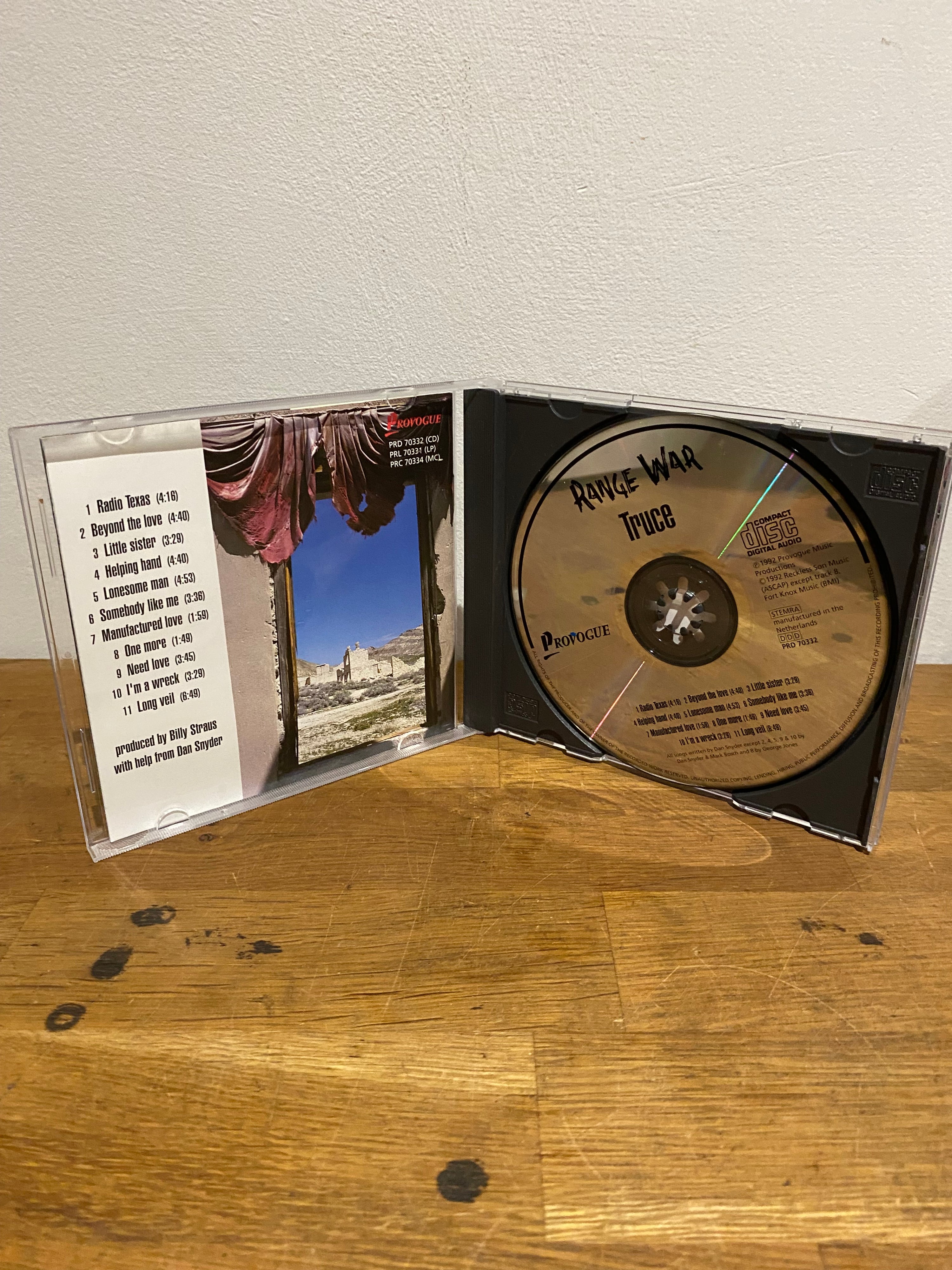 Range War - Truce , 1992 cd album