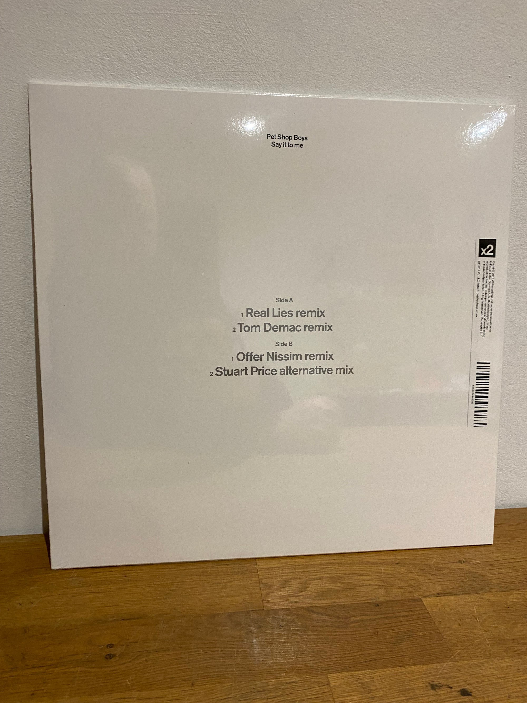 Pet Shop Boys - Say it to me - 12” single . New and Sealed
