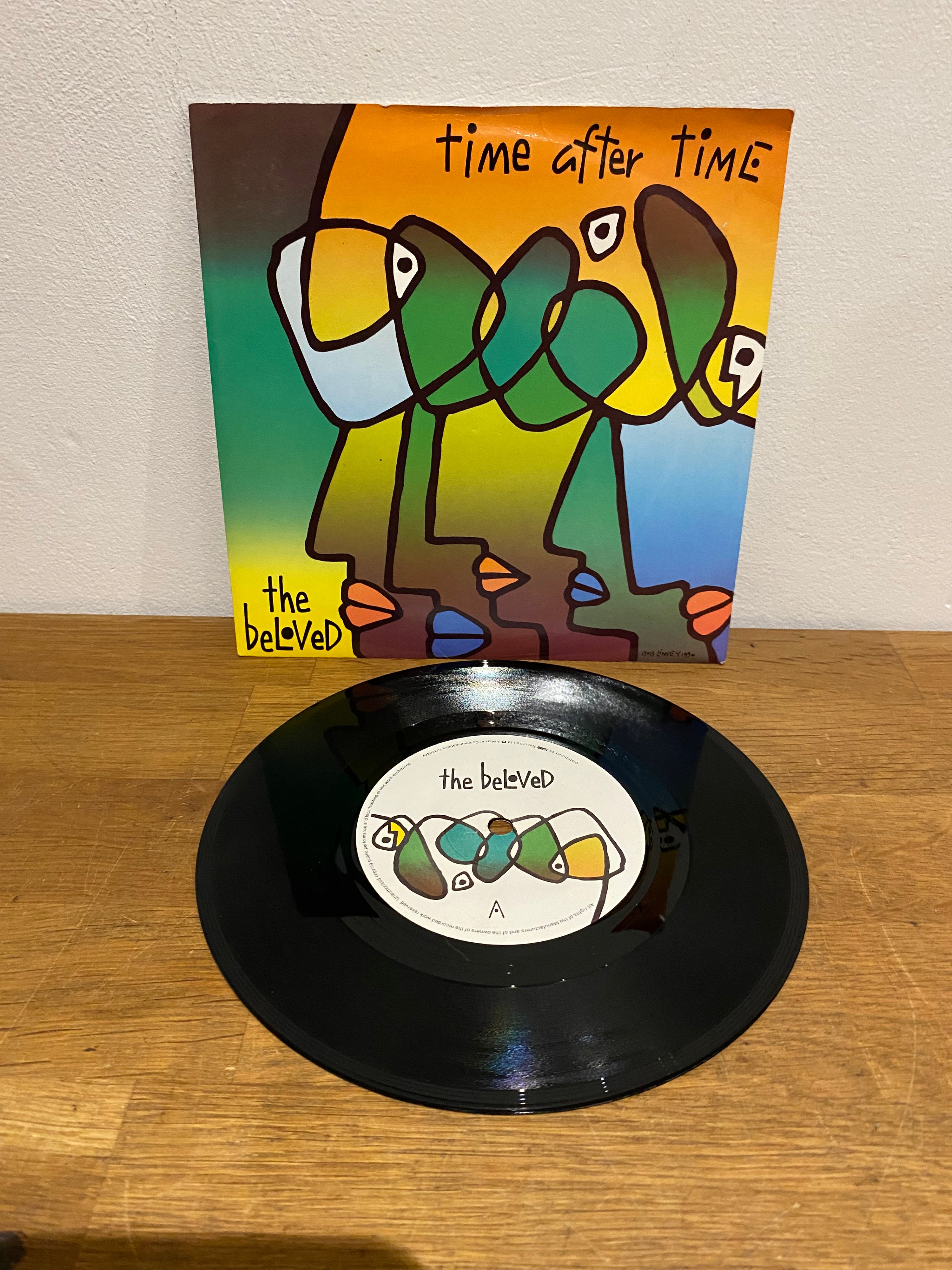 The Beloved - Time after time. 7” single, 1990 WEA Records