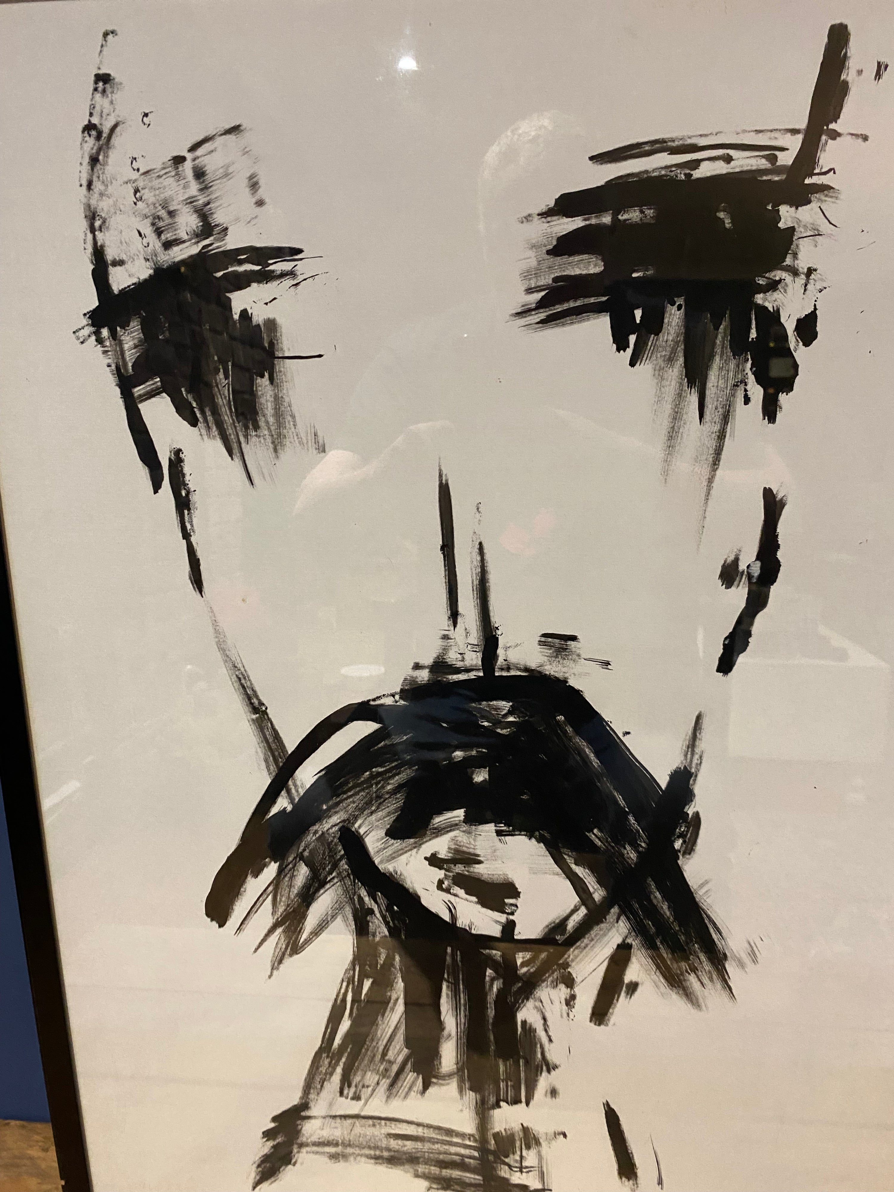 Freddie Mercury Framed Picture - in the manor of Reuben Nakian