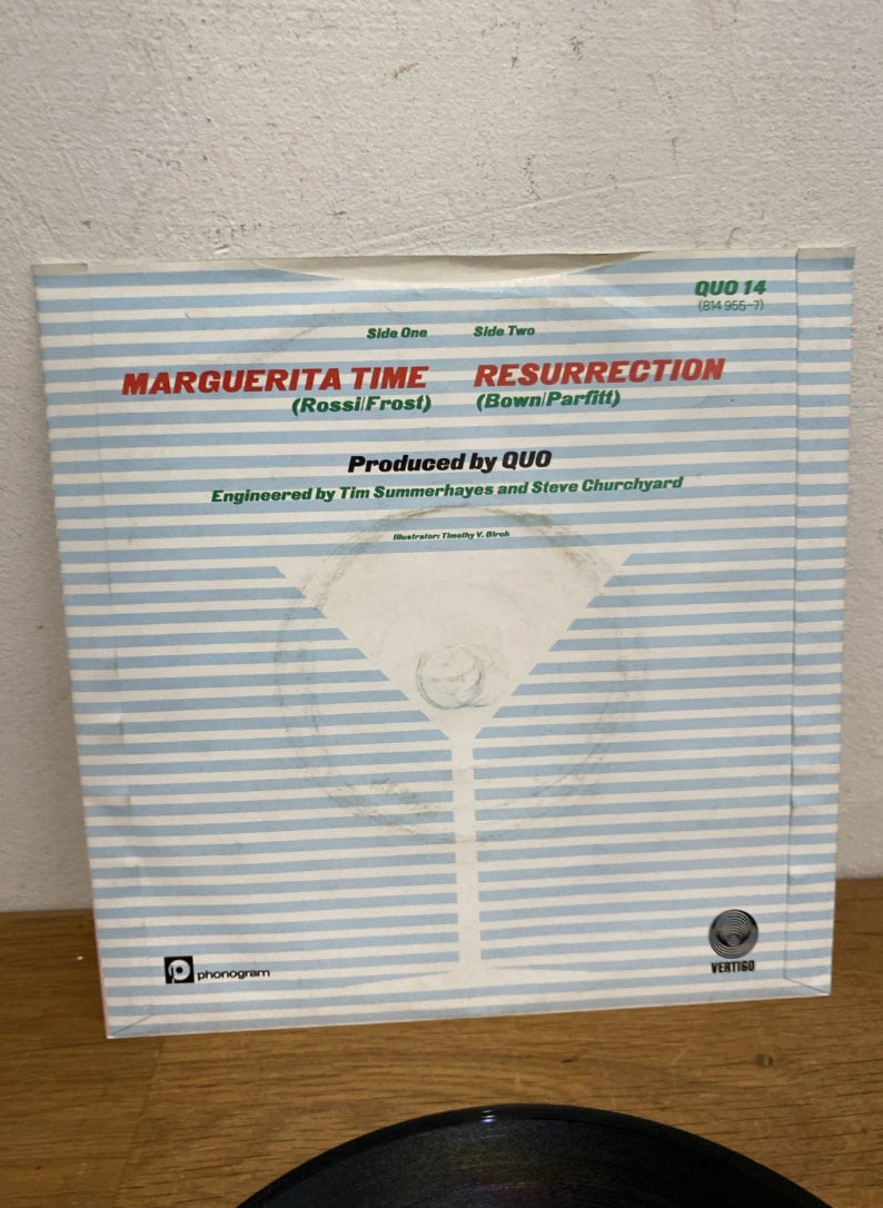 Status Quo, Marguerita Time, 7 Inch Single