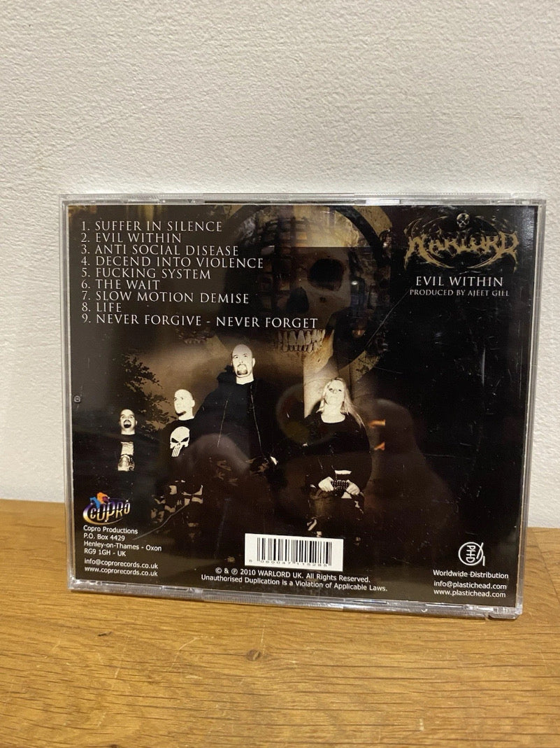 Warlord UK - Evil Within CD Album (2010)