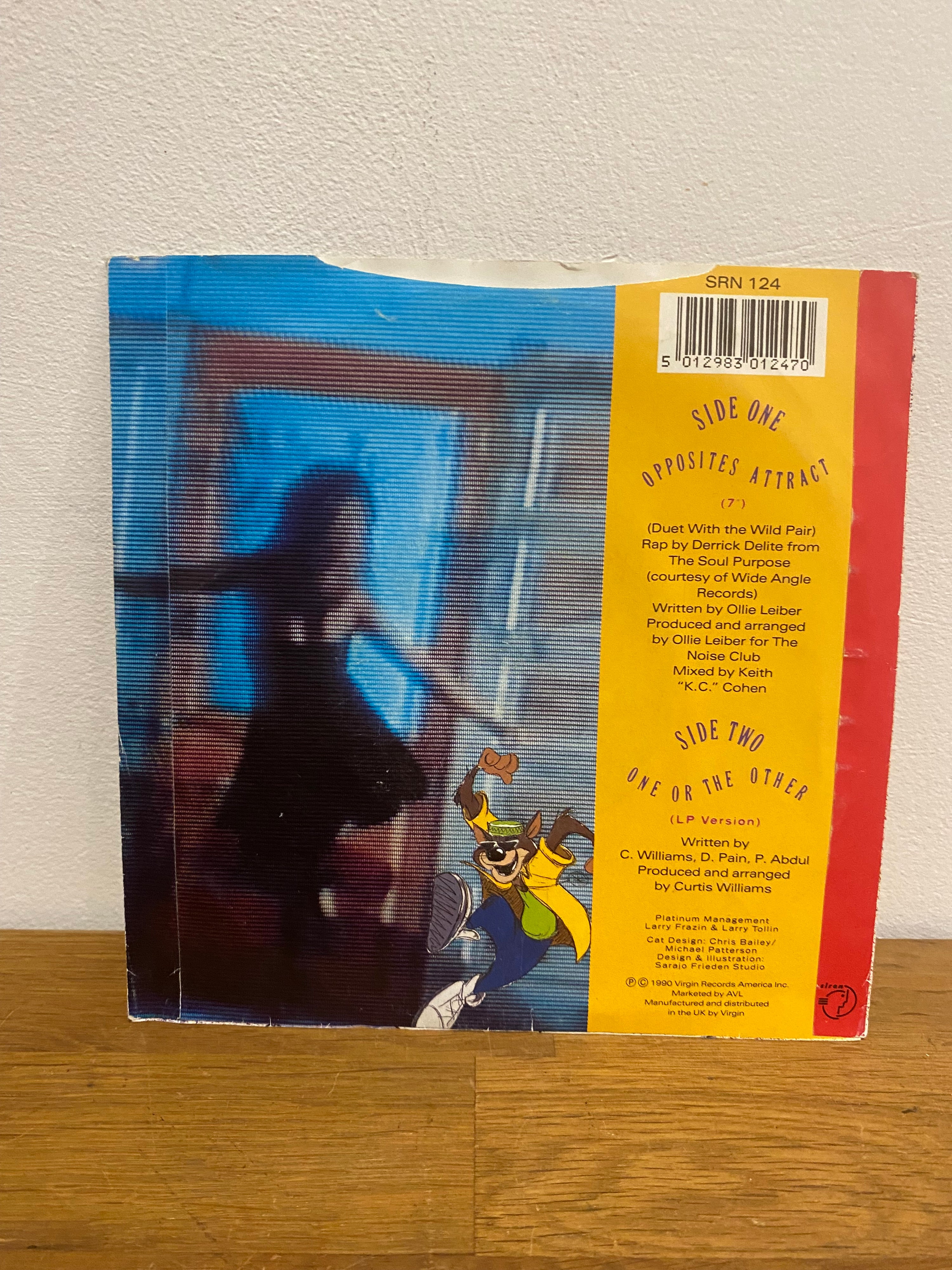 Paula Abdul - Opposites Attract 7" Single (1990)