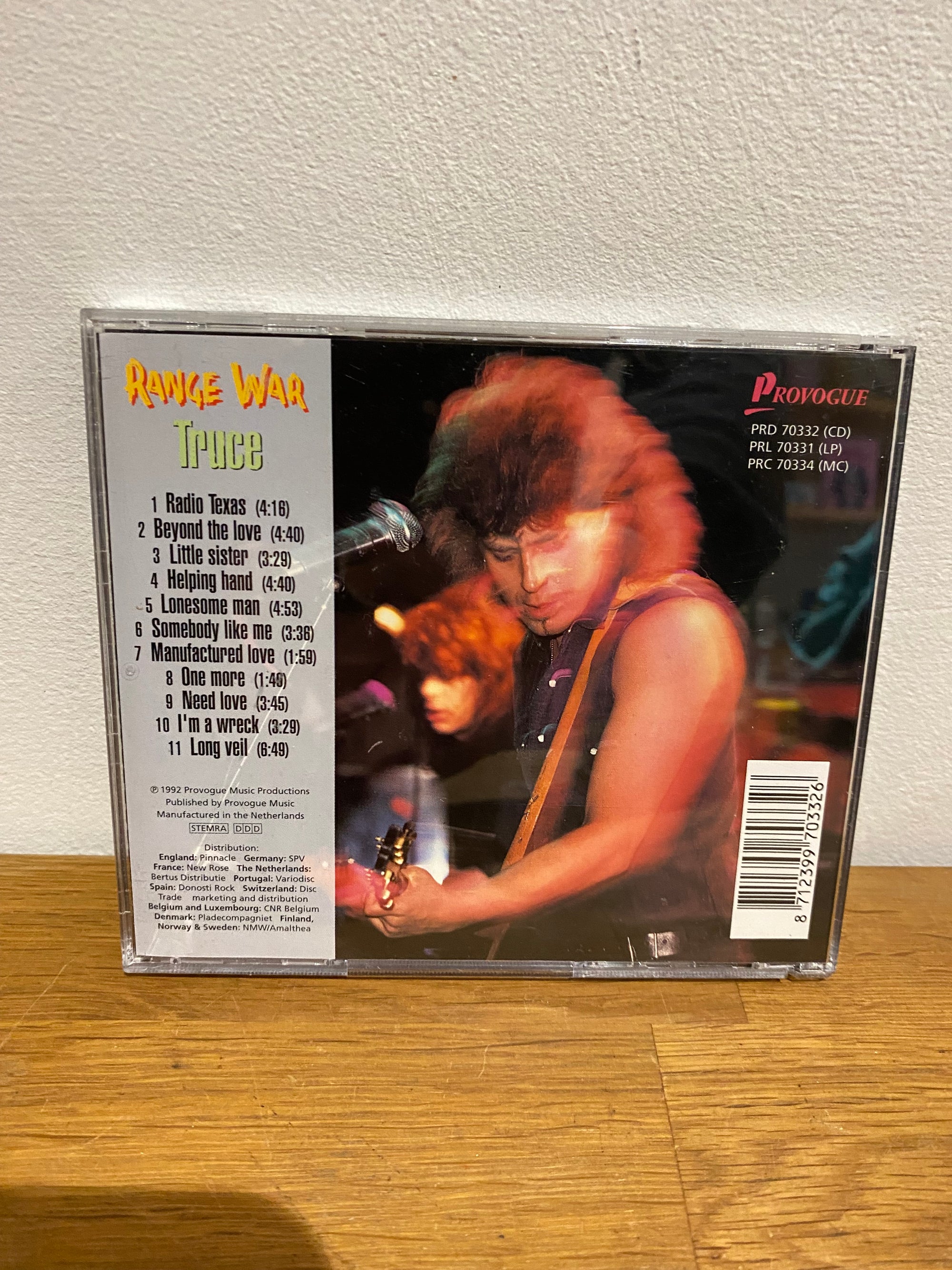 Range War - Truce , 1992 cd album