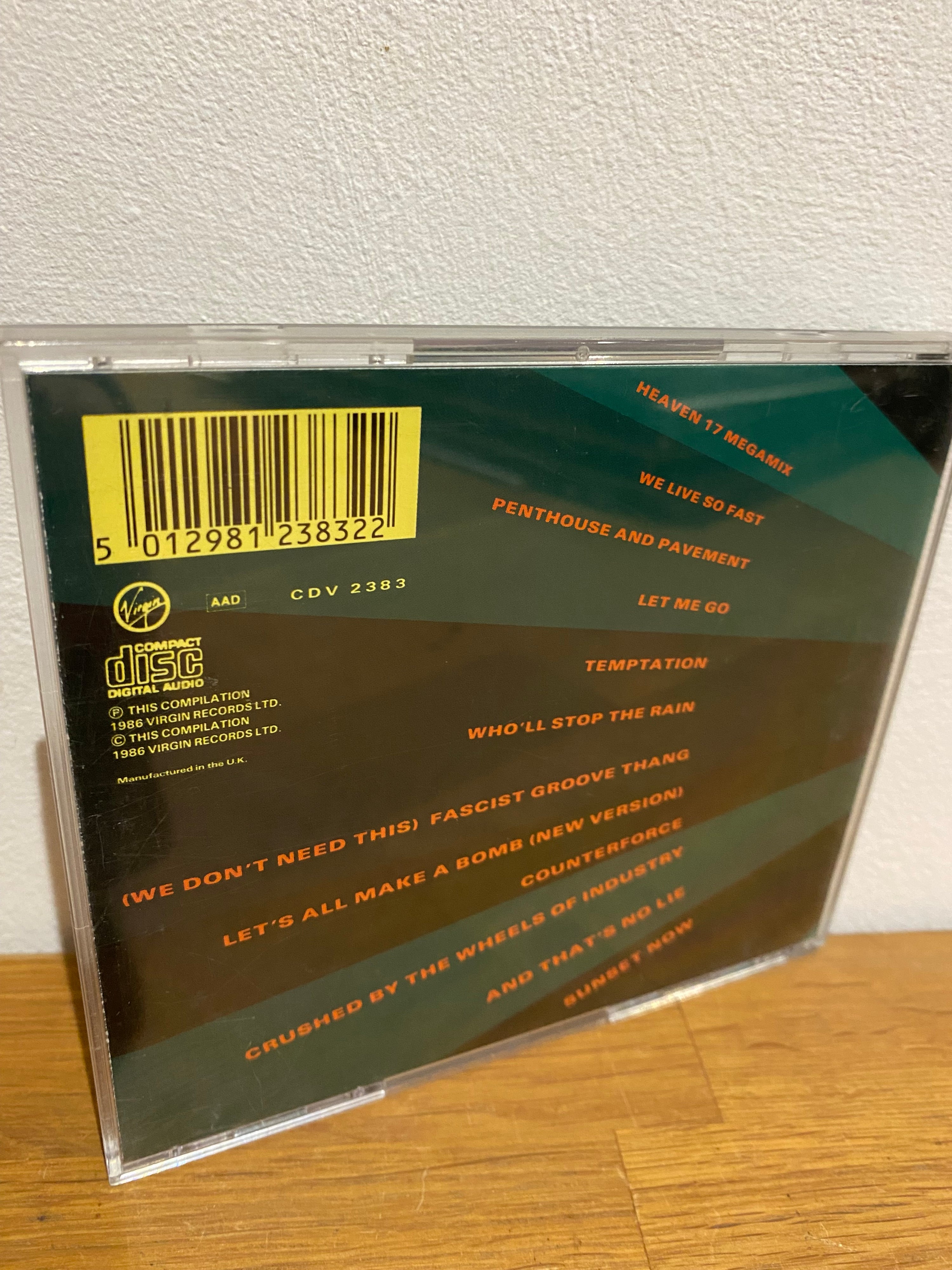 Heaven 17 - Endless , cd album , Virgin 1986