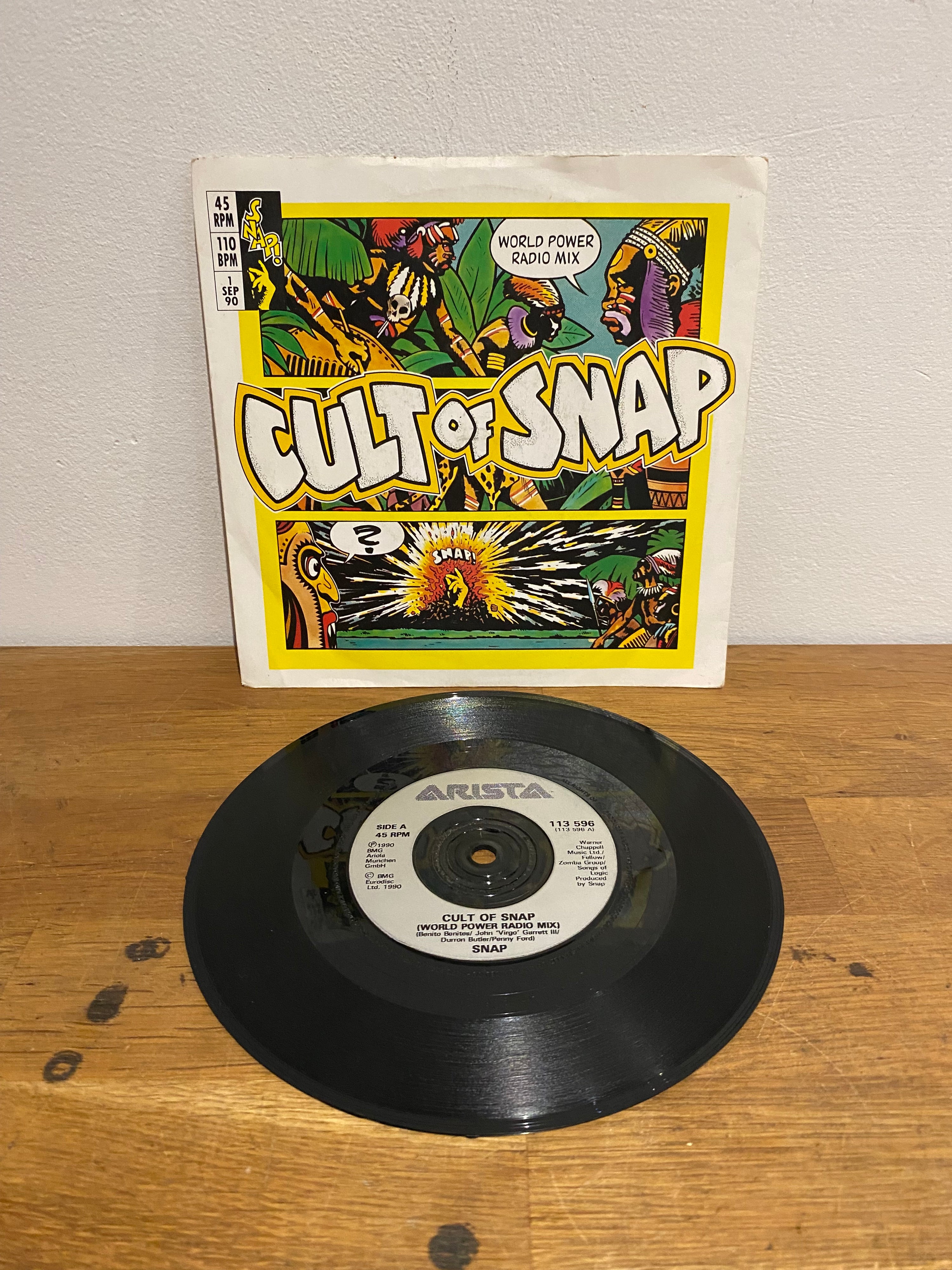 Snap - Cult of Snap. 7 inch single , 1990