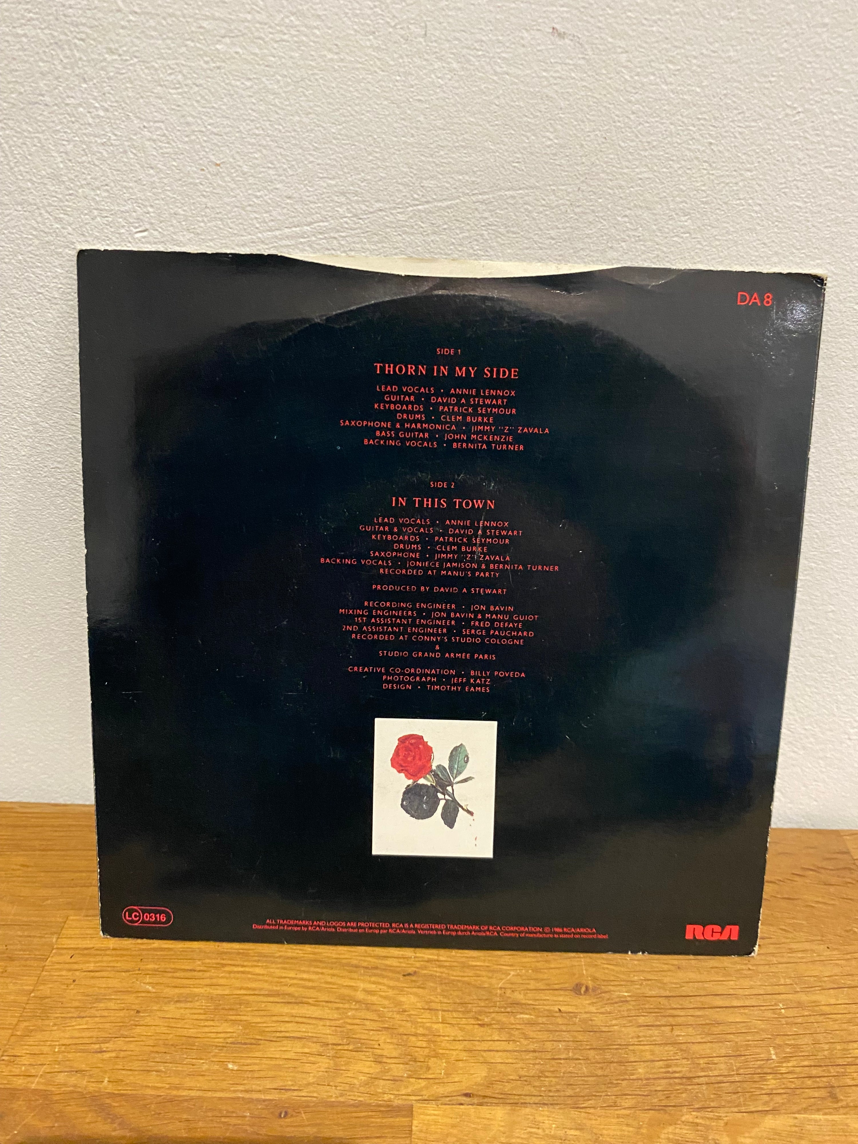 Eurythmics - Thorn in my side, RCA 1986