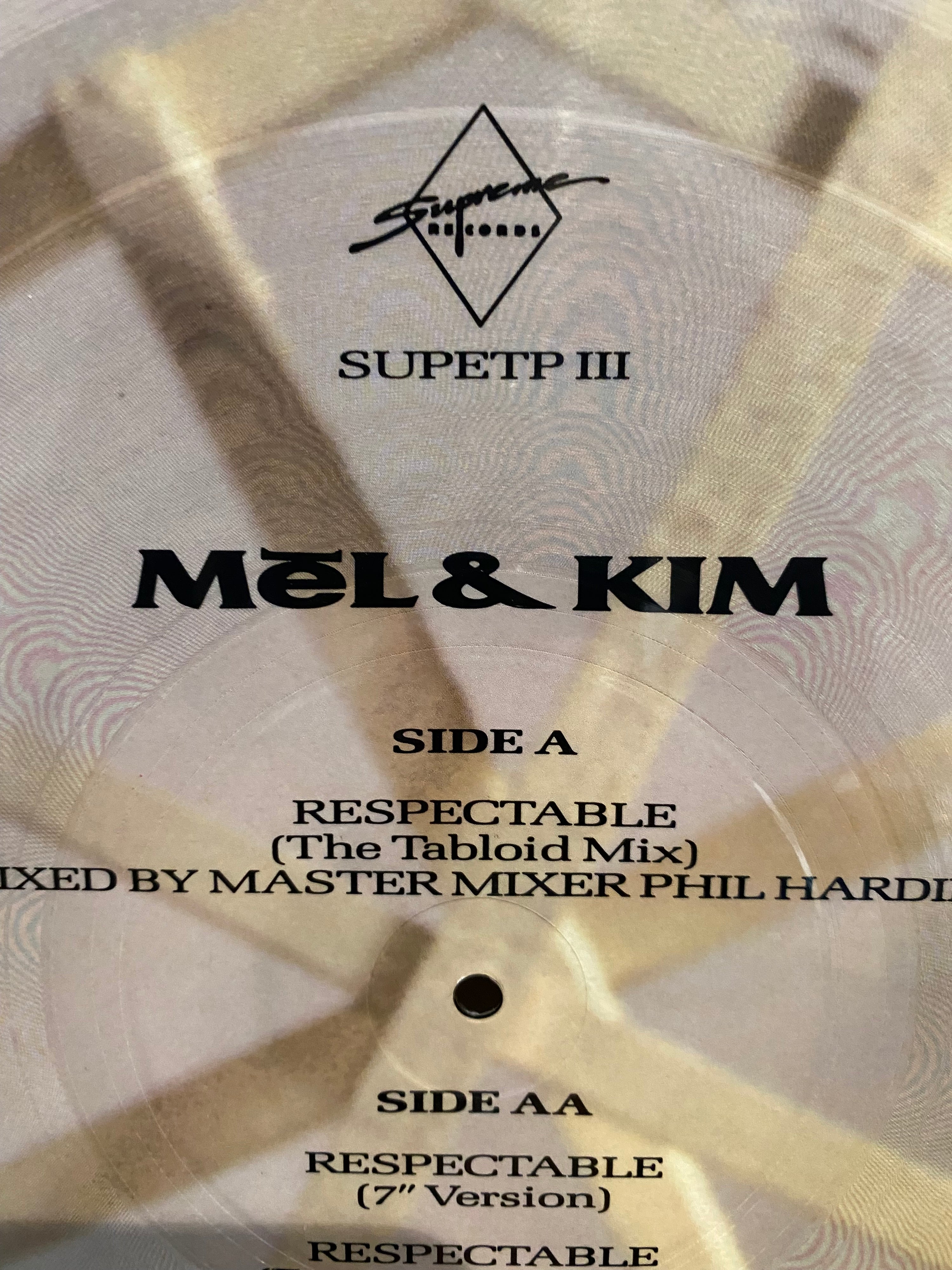 Mel and Kim - Respectable, 12” picture disc, 1987, Supreme records