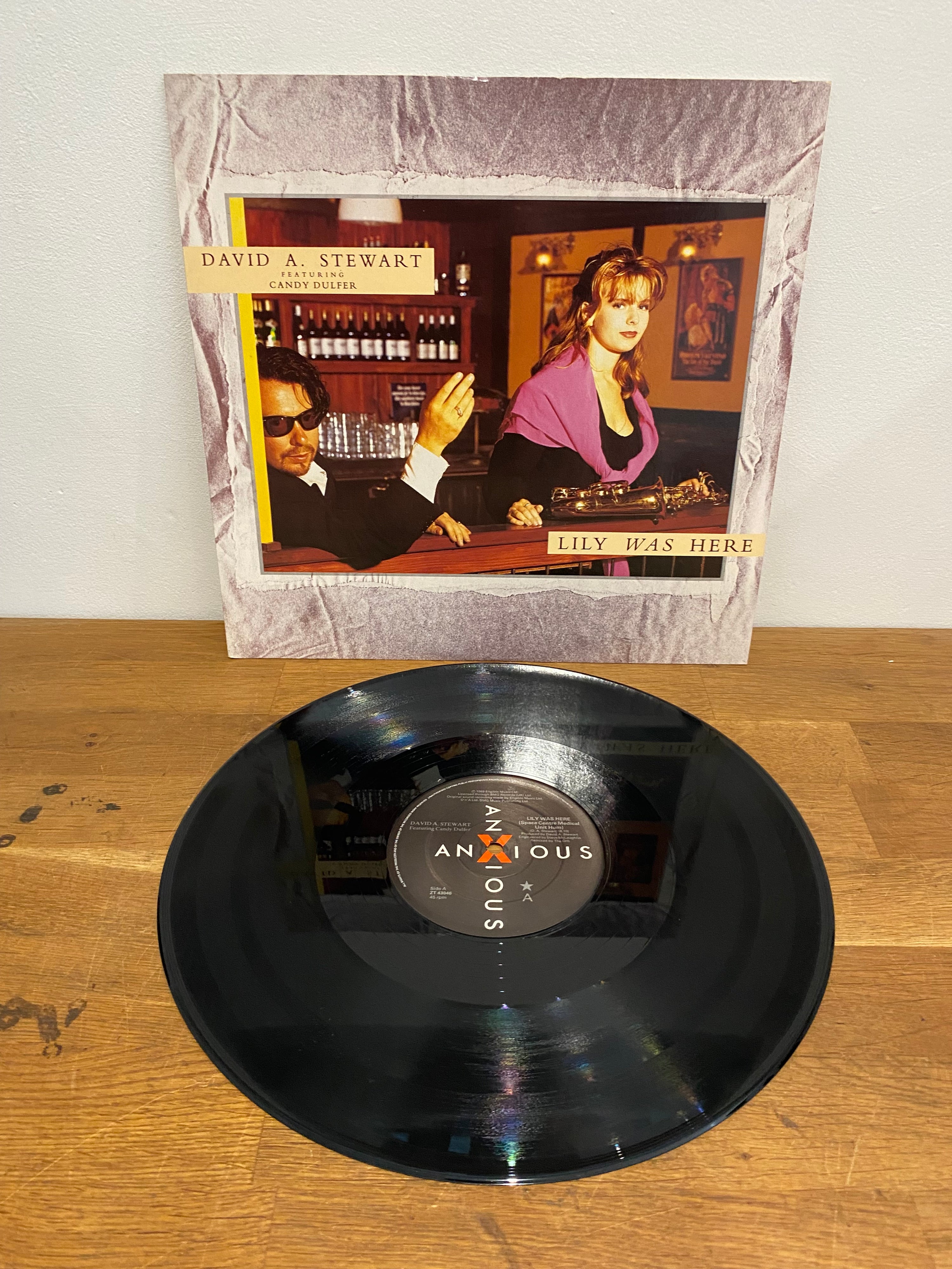 David A Stewart - Lily Was Here (Special centre medical unit hum) 12 inch , 1989