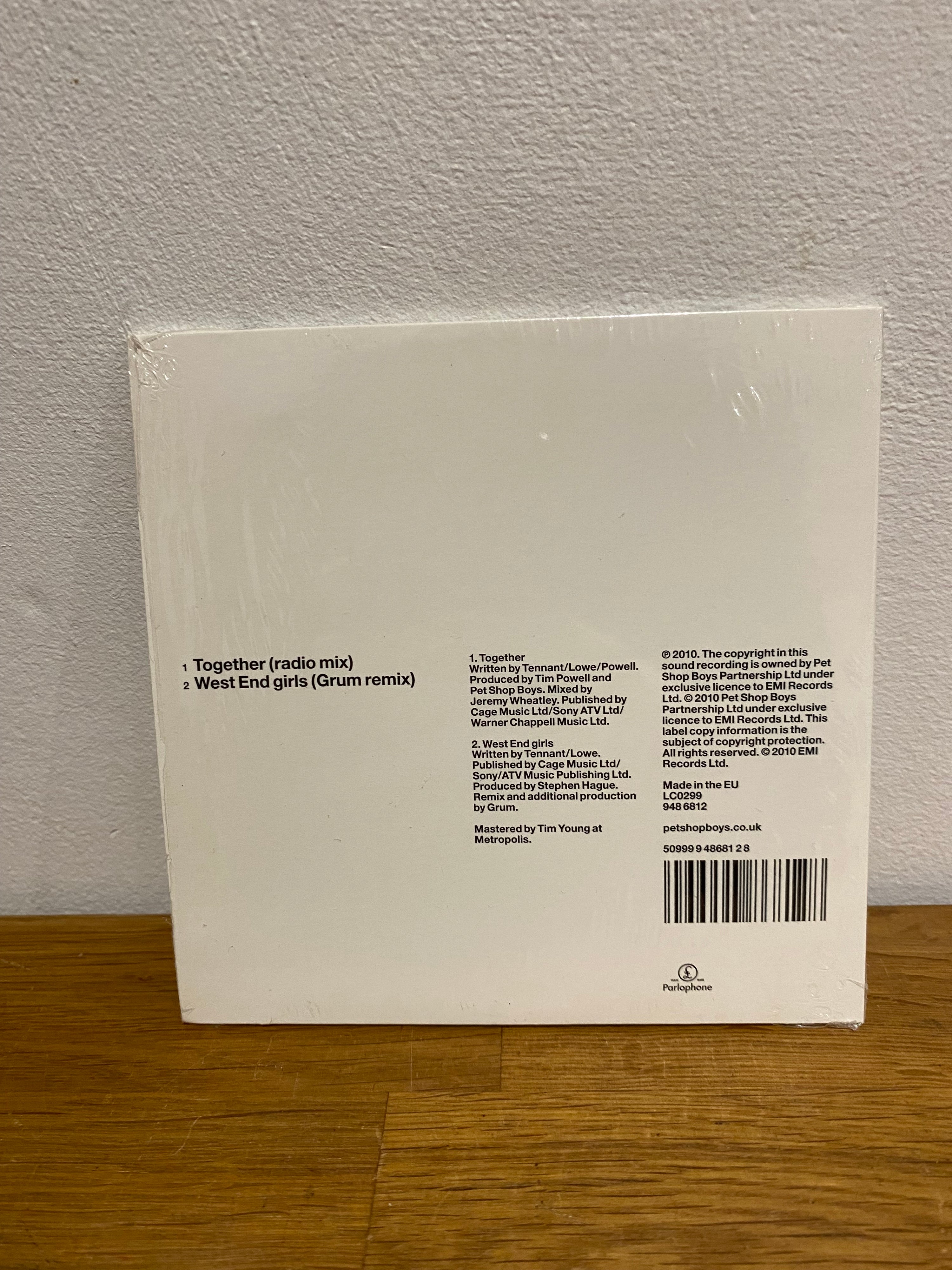 Pet Shop Boys - Together- cd single