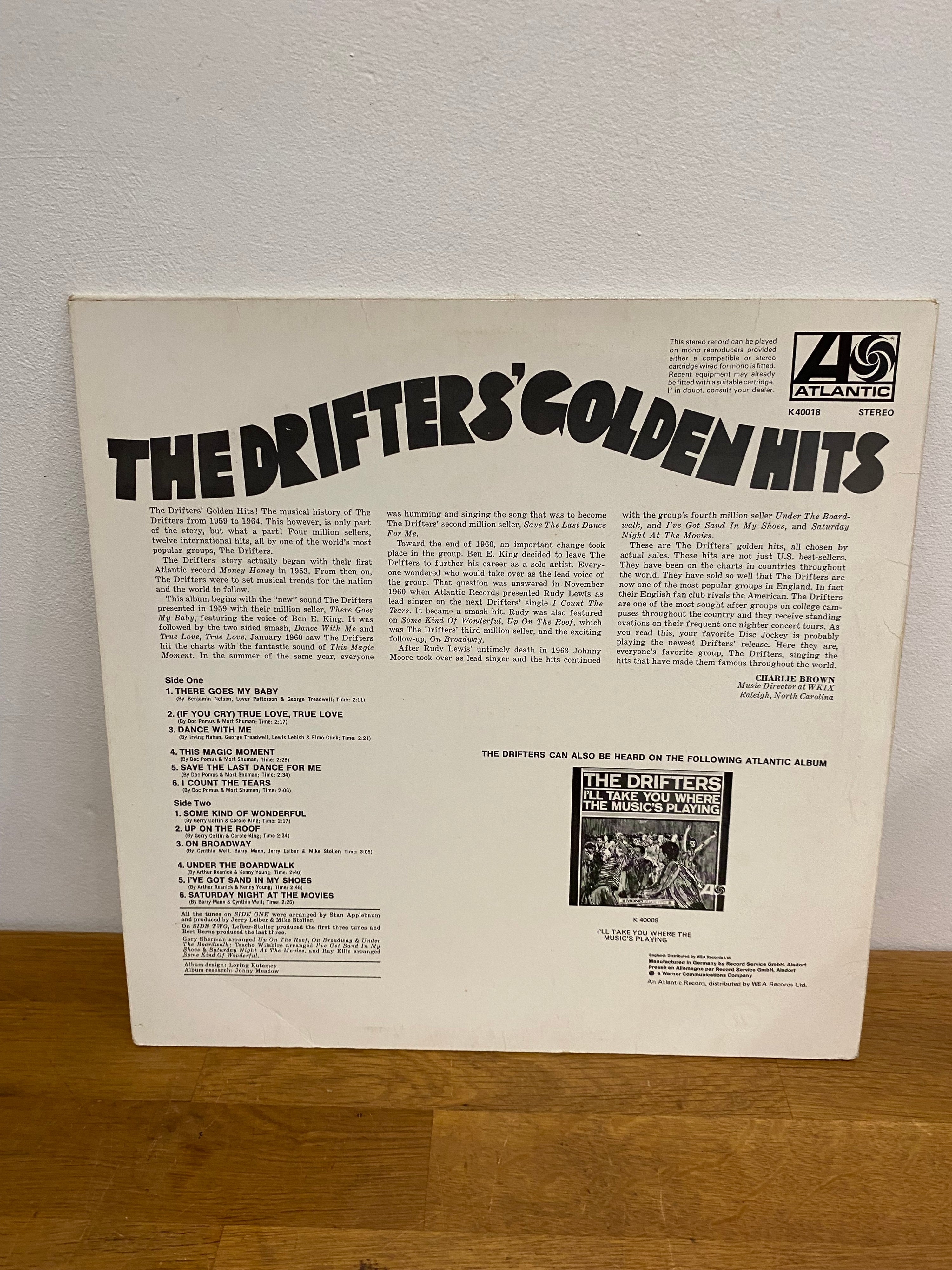 The Drifters - Golden Hits , Atlantic Records , 1968