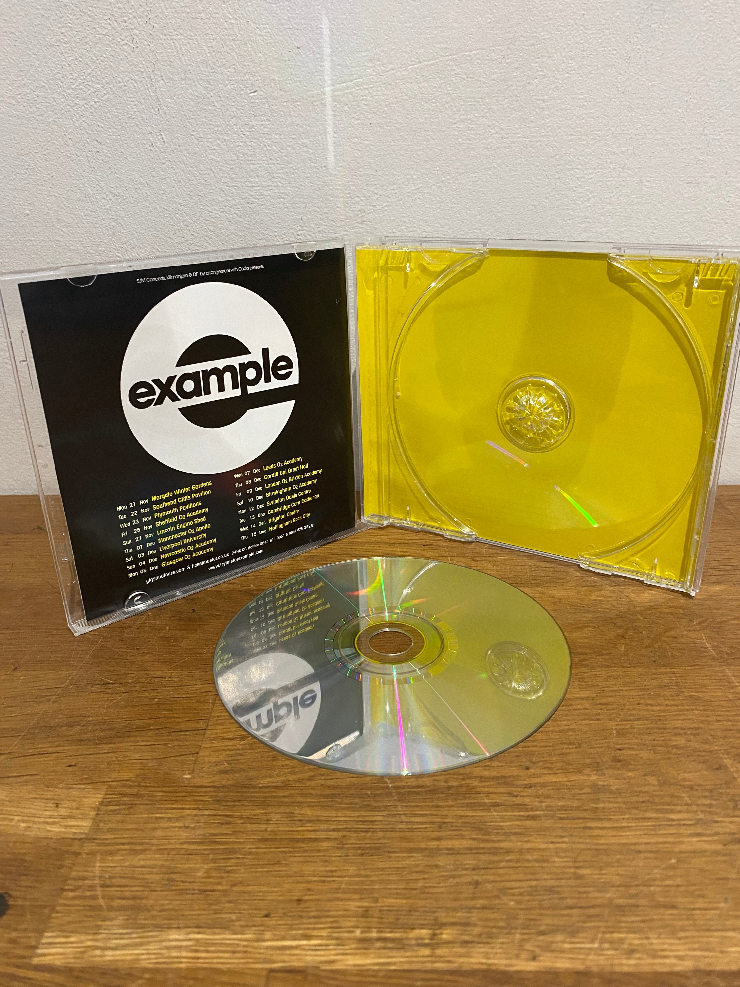 Example - Playing in the shadows , 2011 ministry of sounds cd album.