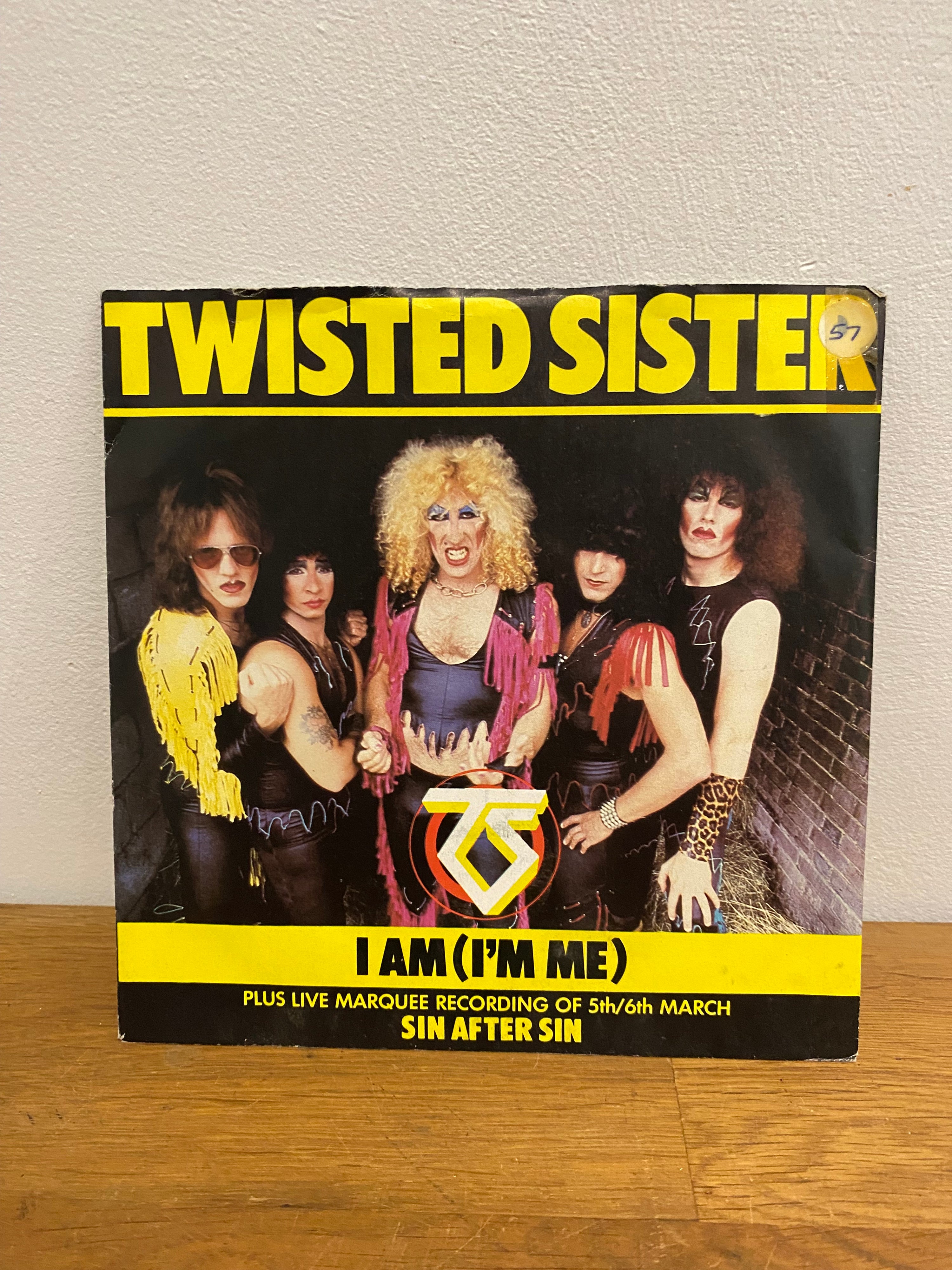 Twisted Sister- I am ( I’m Me ) , 7” single , 1983 , Atlantic records