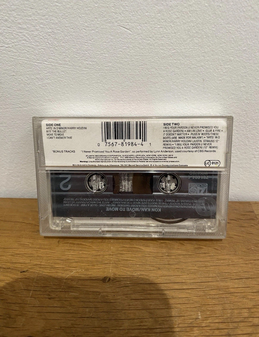 Kon Kan - Move To Move, Cassette Album 1989