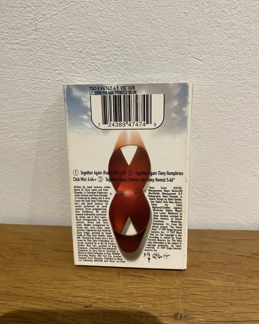 Janet Jackson - Together Again, Cassette Single, 1997