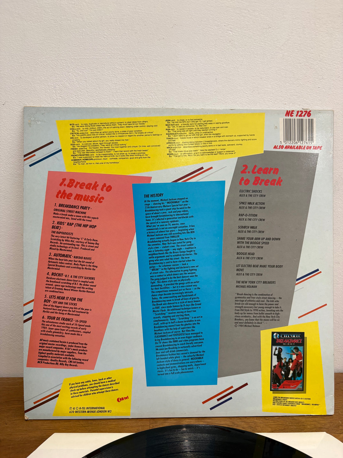 Breakdance , you can do it , LP Album . K-tel. With poster