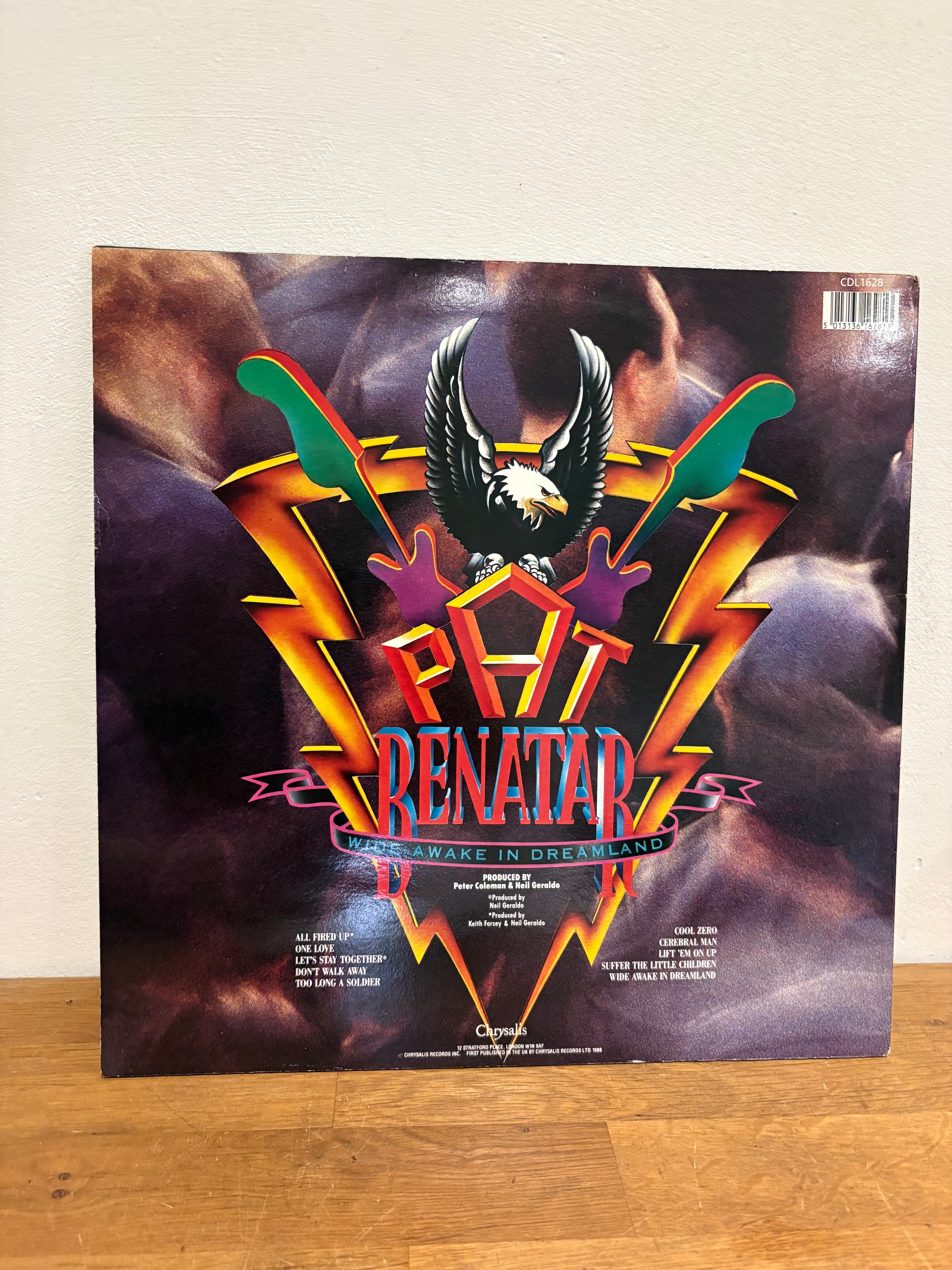 Pat Benatar - Wide awake in dreamland, vinyl LP album , Chrysalis 1988.