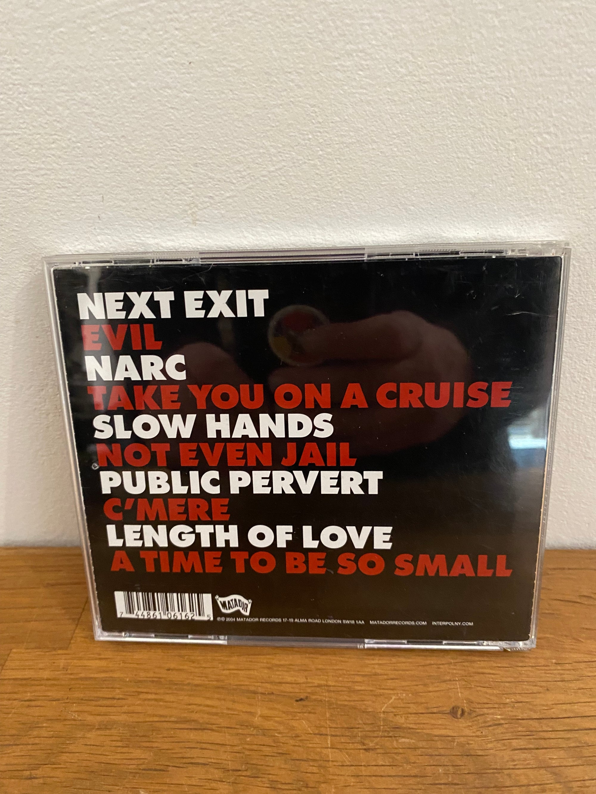 Interpol - Antics , cd album, 2004
