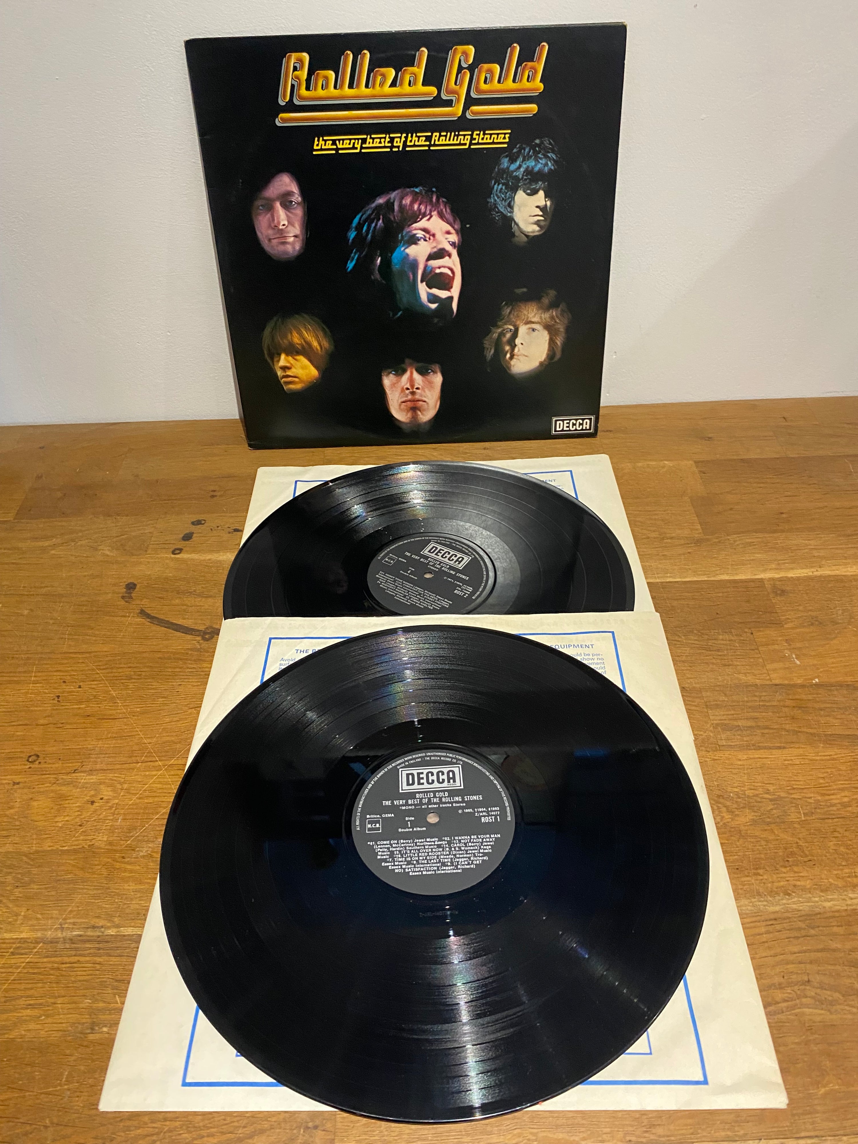 Rolling Stones - Rolled Gold , Decca 1975 , Double 12” album, ROST 1/2