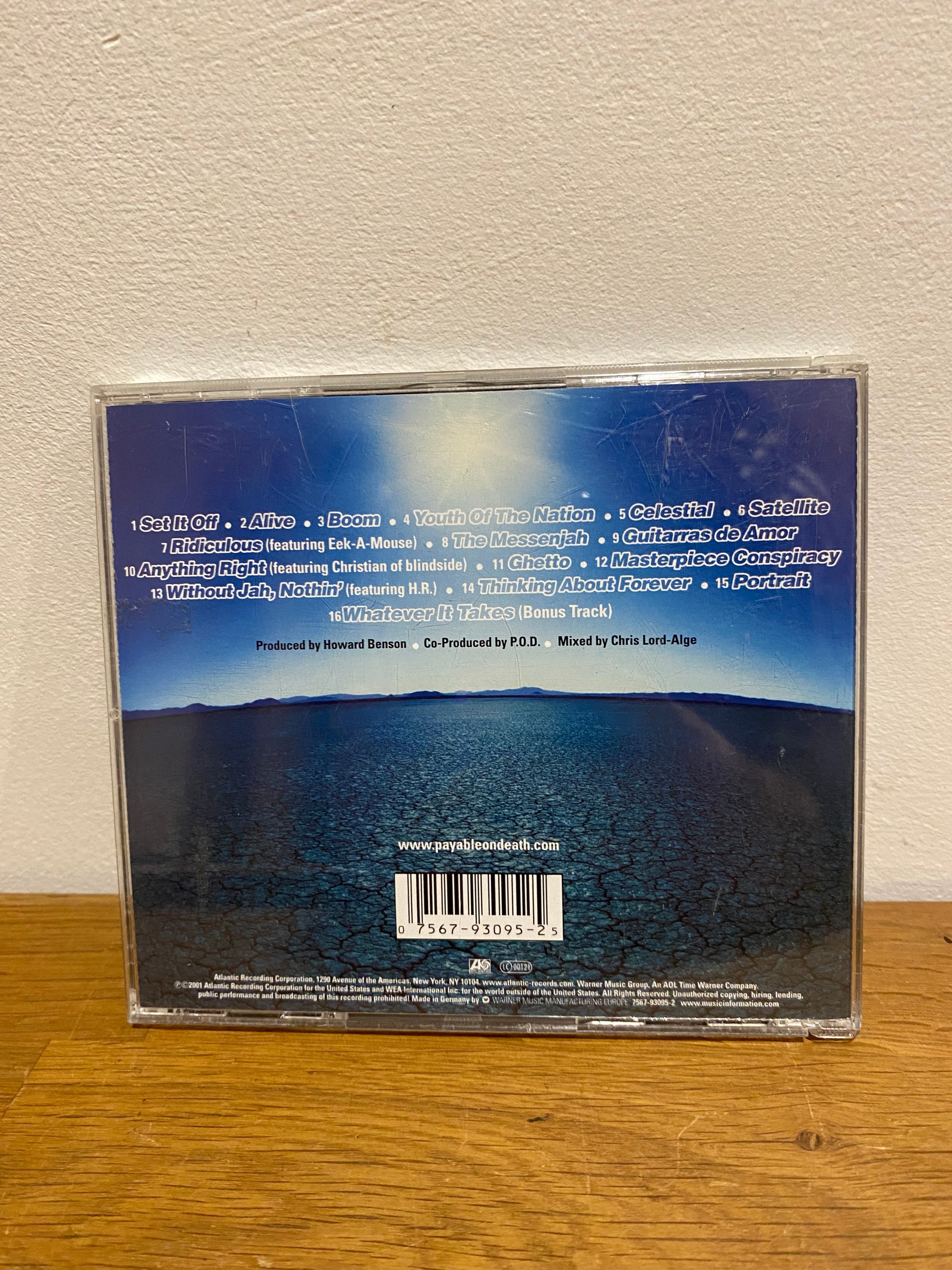 P.O.D. , Payable on death - Satellite, cd album , European edition.