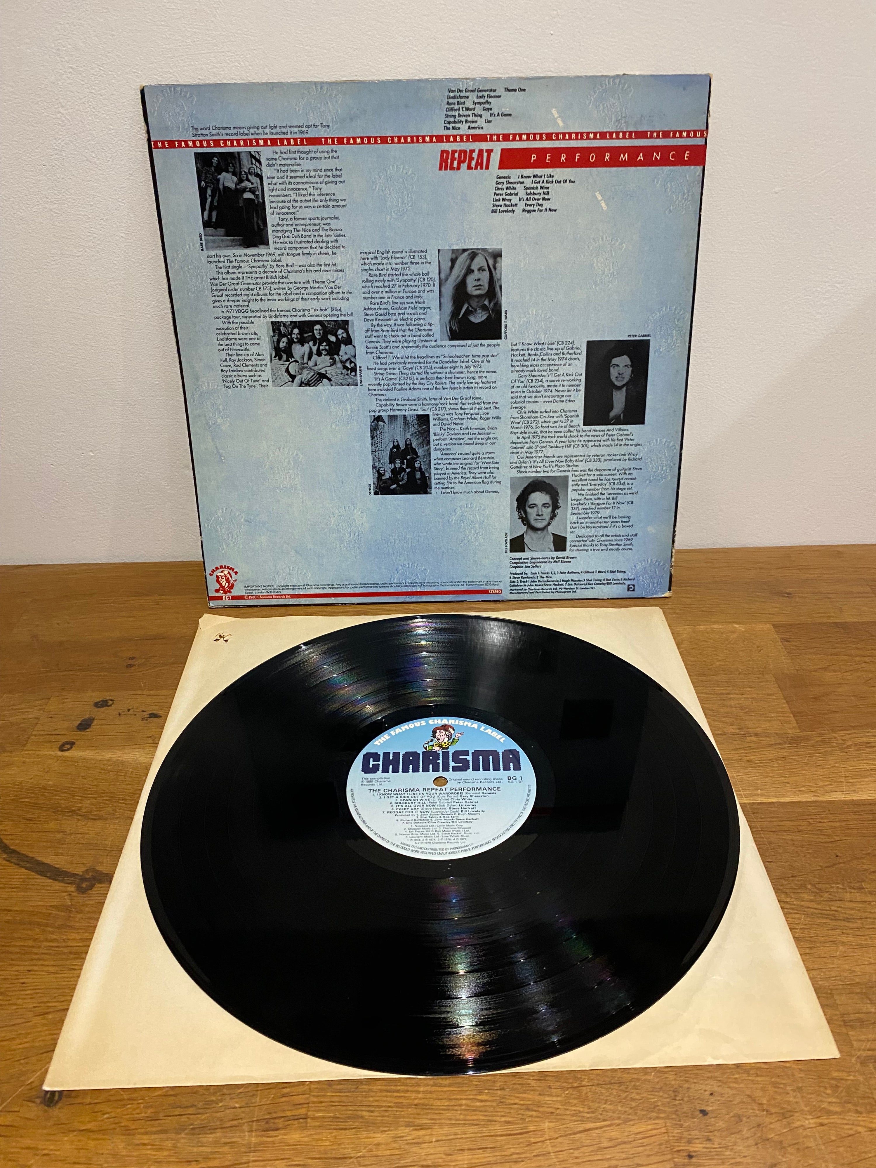 Charisma Repeat Performance - Various Artists. 1980