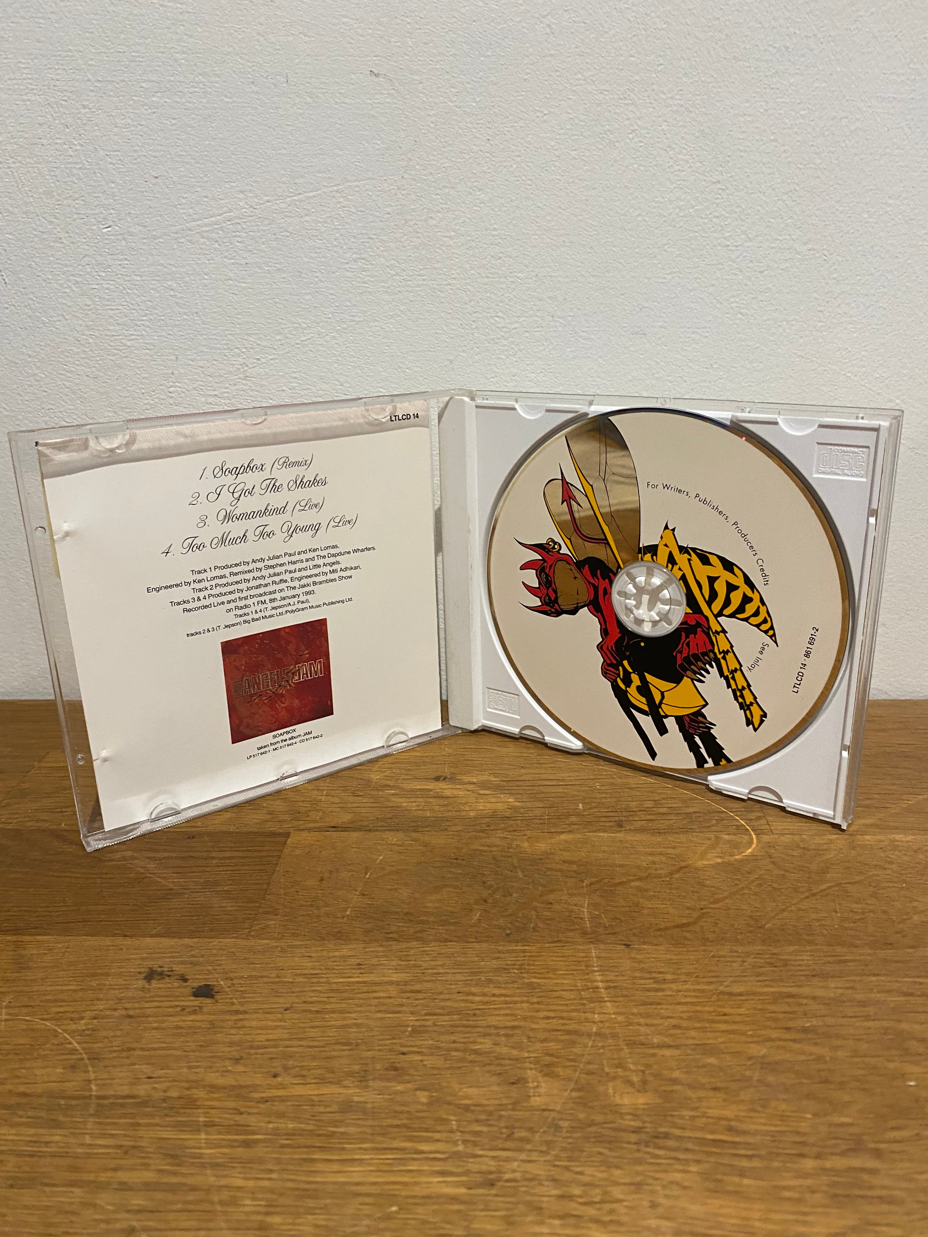 Little Angels - Soapbox, cd single, Polydor 1993